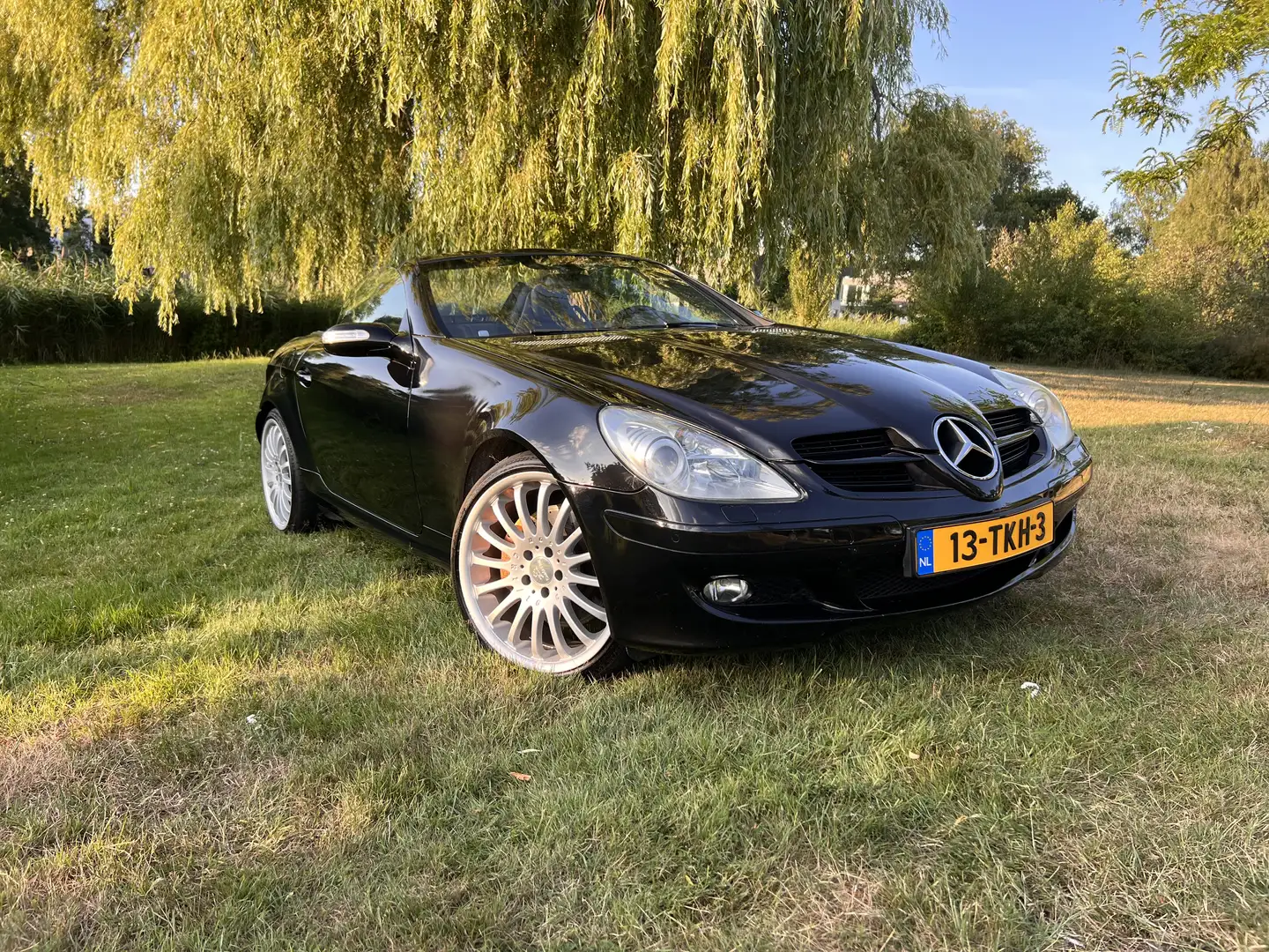 Mercedes-Benz SLK 200 Automaat | AIRSCARF | Xenon |  Leder | stoelvw Zwart - 1