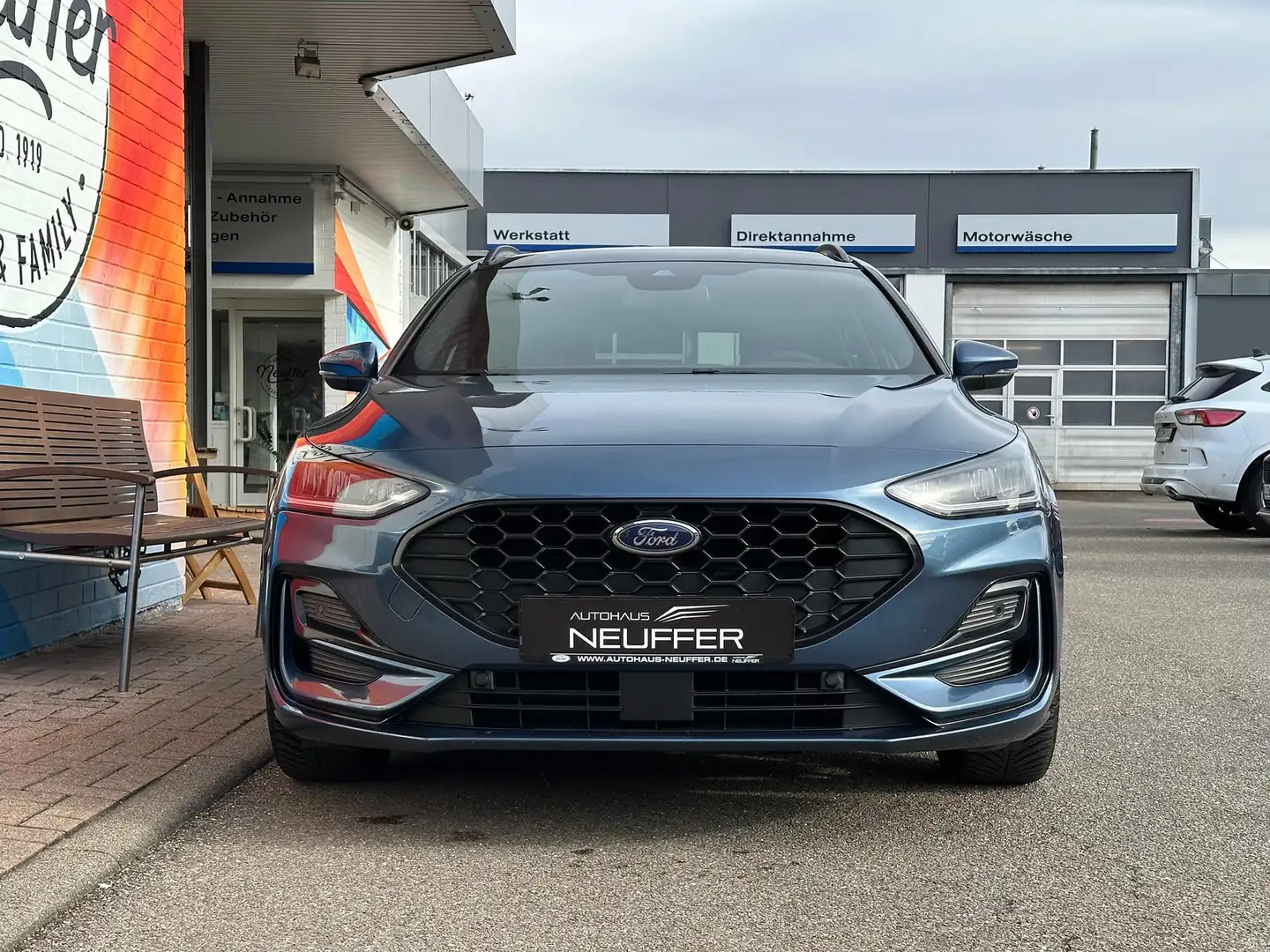 Ford Focus Turnier ST-Line X/LED/ACC/Panoschiebedach Blauw - 2