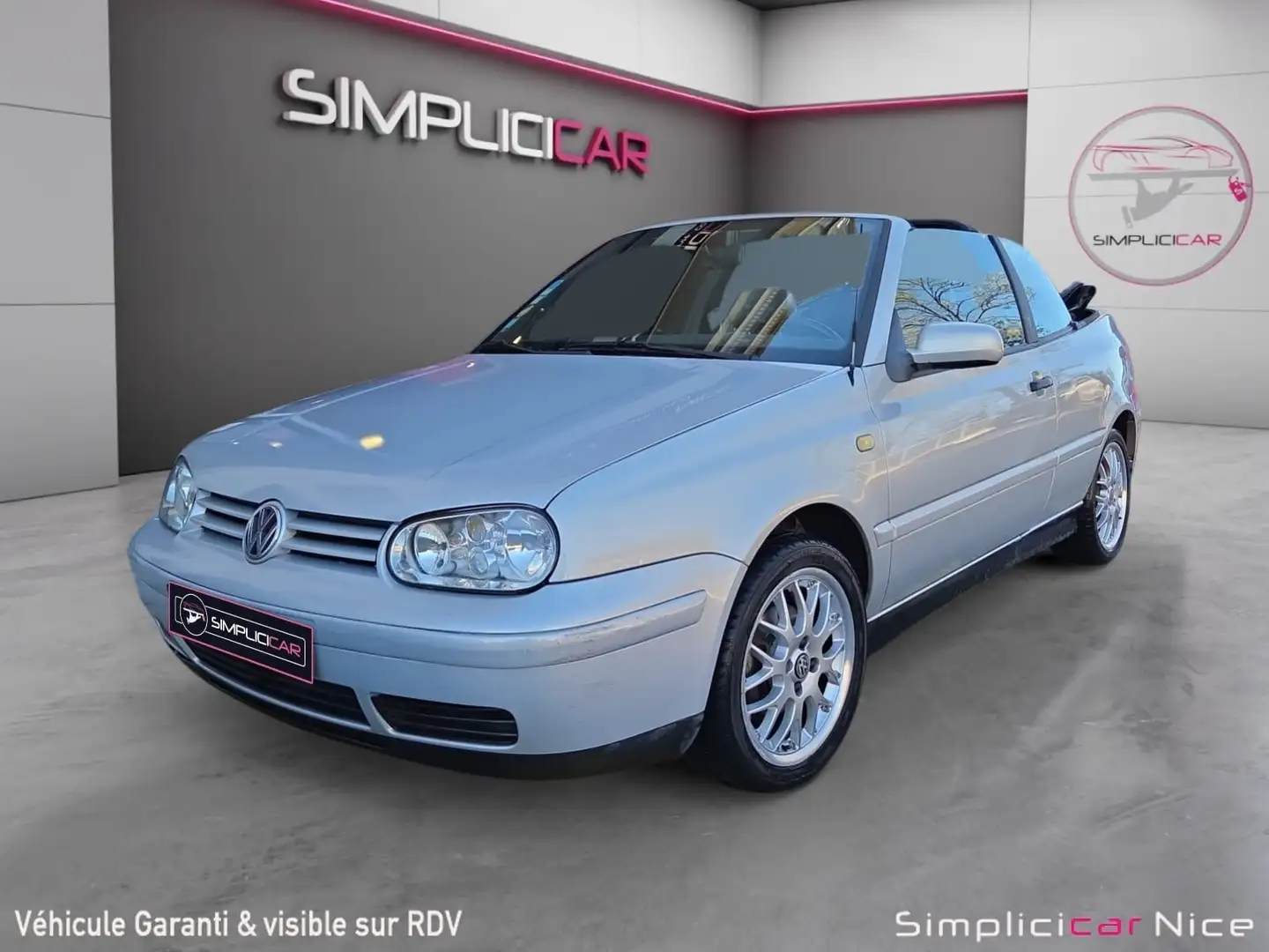 Volkswagen Golf Cabriolet Carat Gris - 1