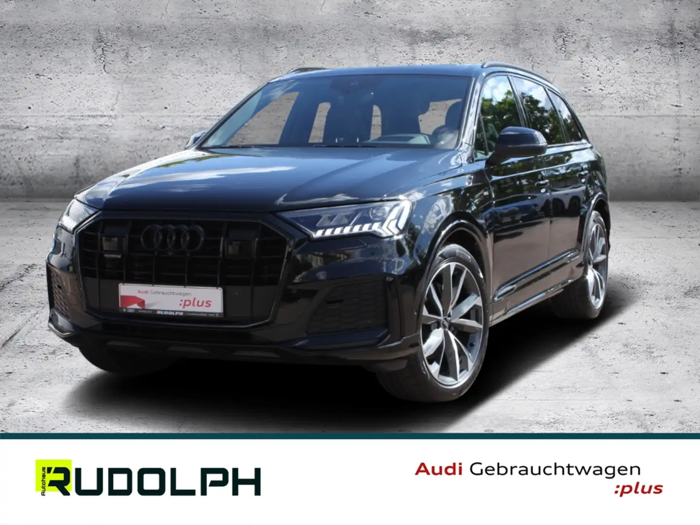 Audi Q7 S line 50 TDI qu. ACC HUD AHK Navi Panorama Schwarz - 1
