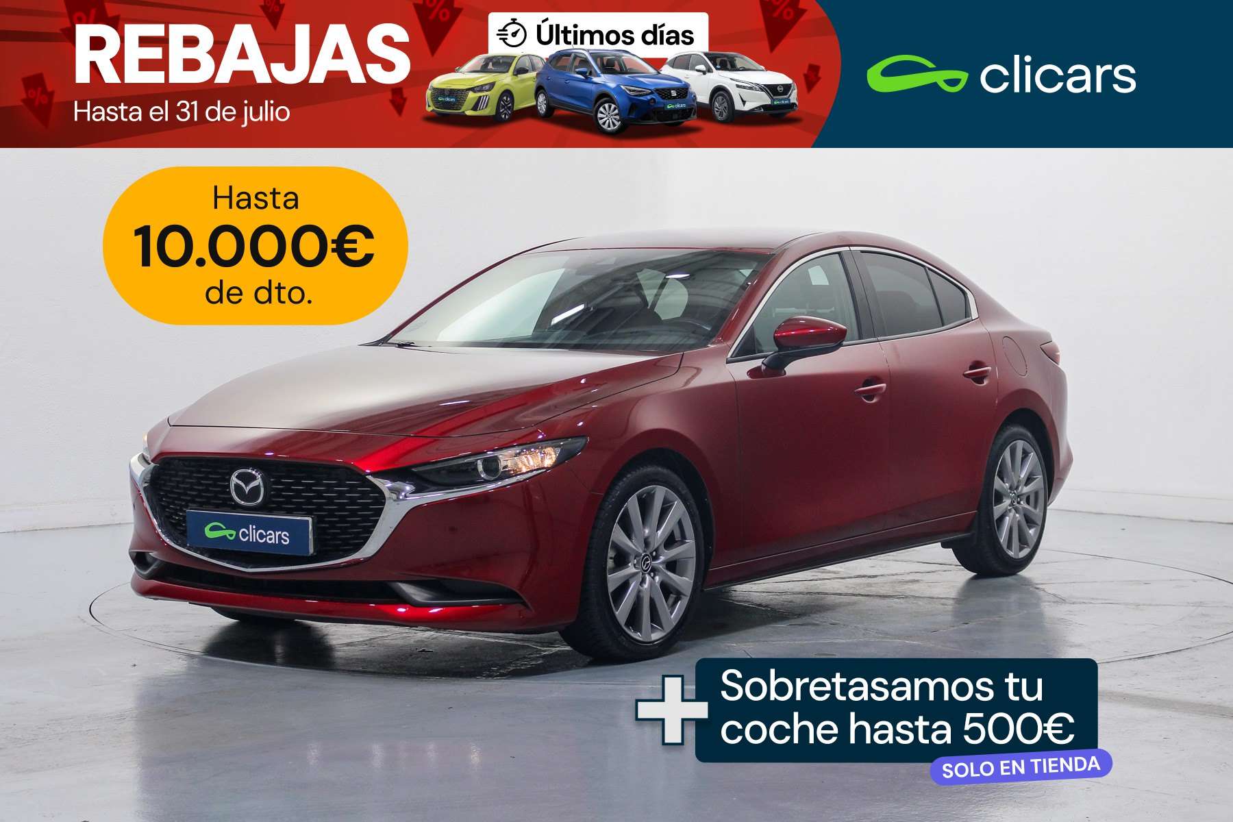 Mazda 3 Sedán 2.0 e-Skyactiv-G Evolution Aut. 90kW - foto 1