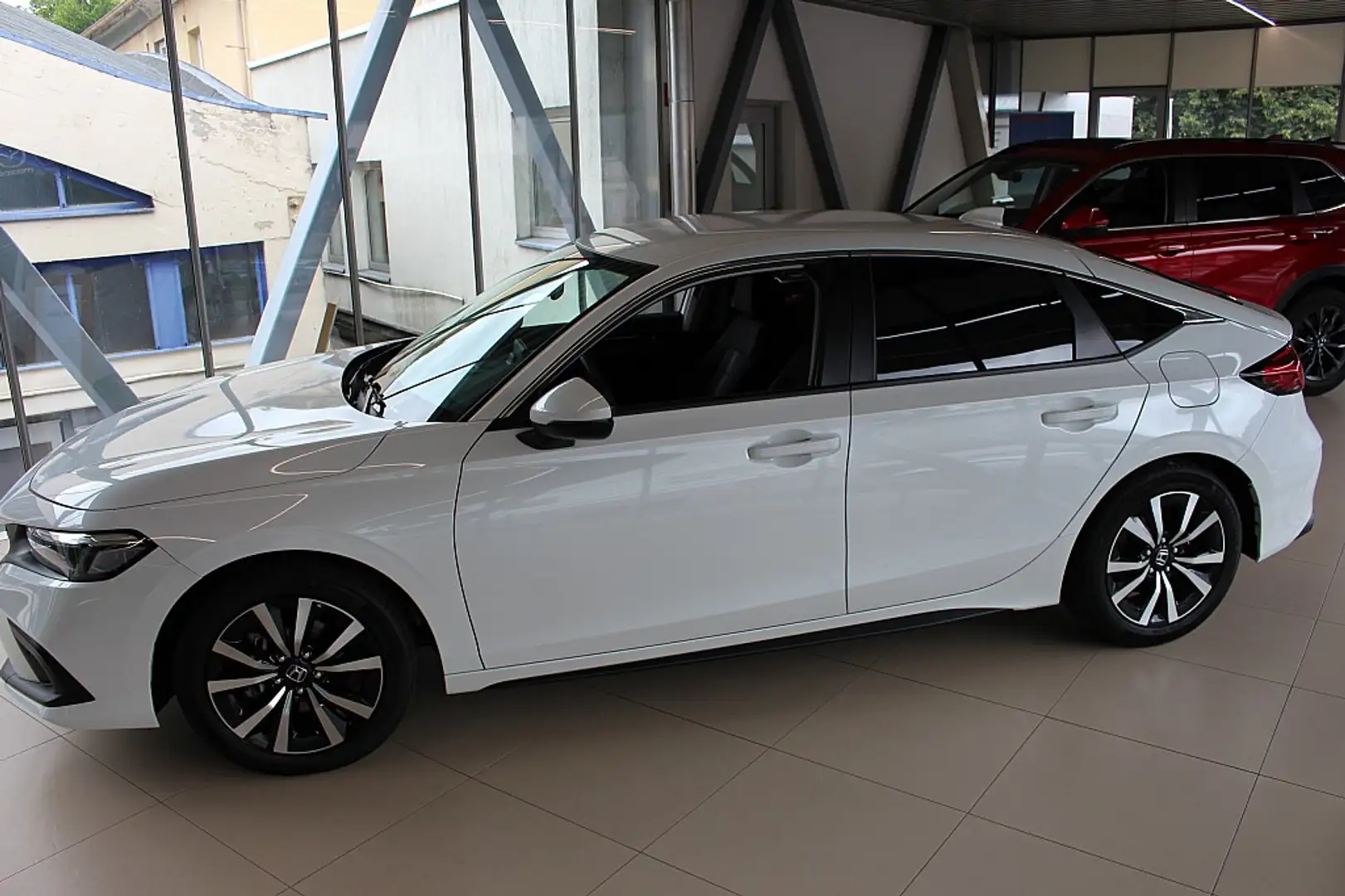 Honda Civic 2.0 i-MMD Hybrid Elegance e-CVT Aut. Vollhybrid... Weiß - 2