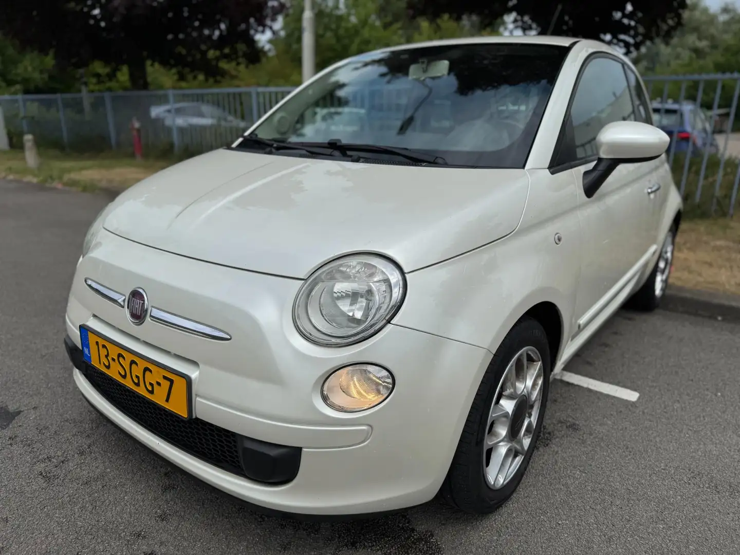 Fiat 500 1.2 Sport leder Automaat Airco APK NIEUWE DISTIBUT Wit - 2