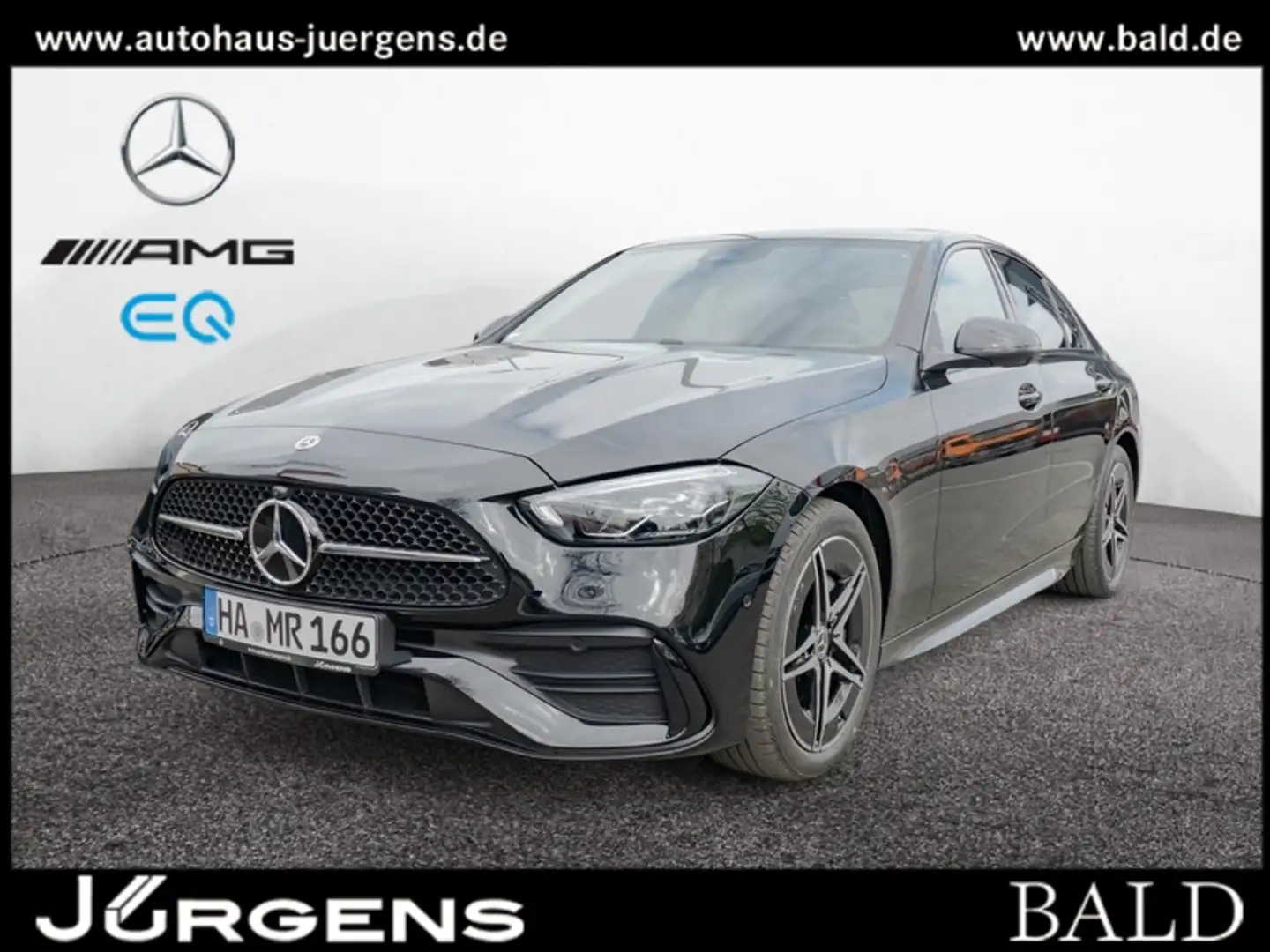 Mercedes-Benz C 180 AMG-Sport/LED/360/Night/Distr/Memo/18' Schwarz - 1