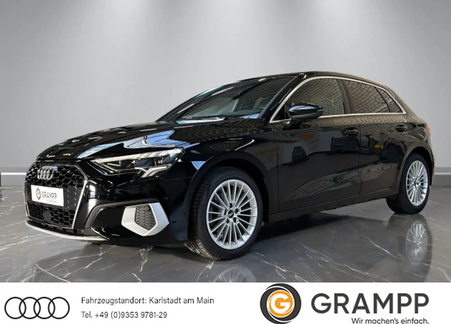 Audi A3 advanced 35 TDI +AHK+KAMERA+VIRTUAL Schwarz - 1