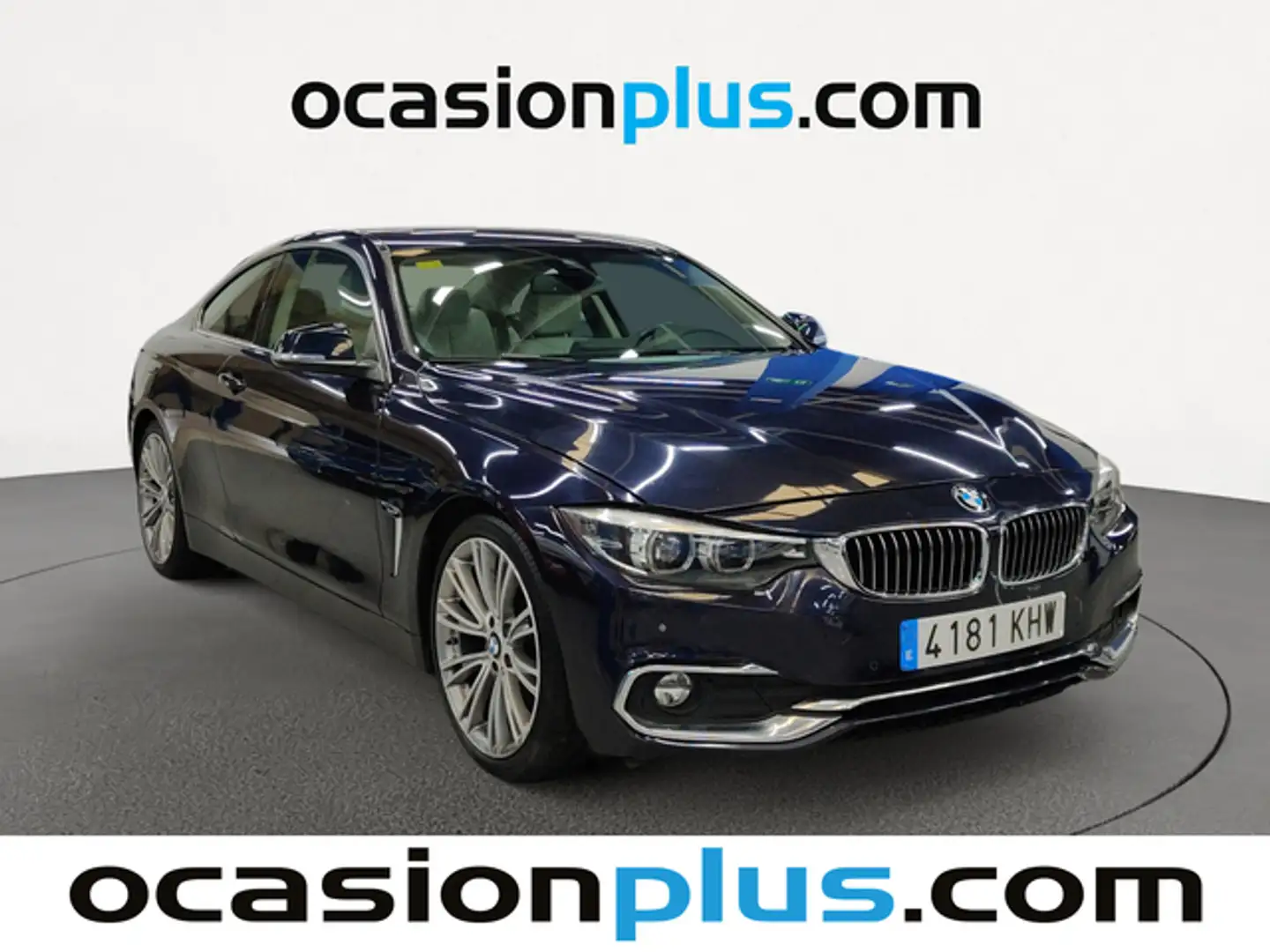 BMW 420 420dA Coupé Bleu - 2