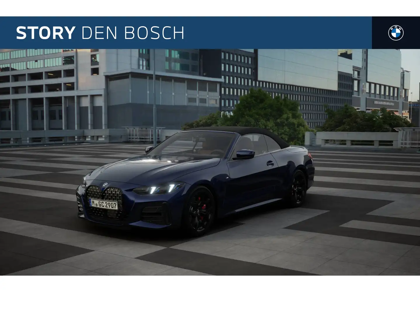 BMW 430 4 Serie Cabrio 430i xDrive High Executive M Sport Blauw - 1