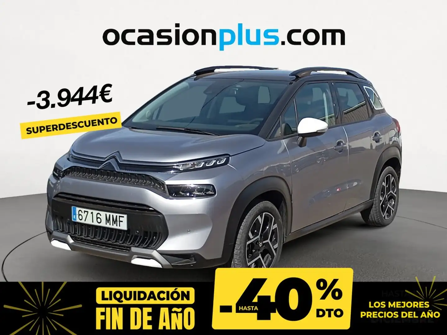 Citroen C3 Aircross Puretech S&S Shine Pack EAT6 130 Gris - 1
