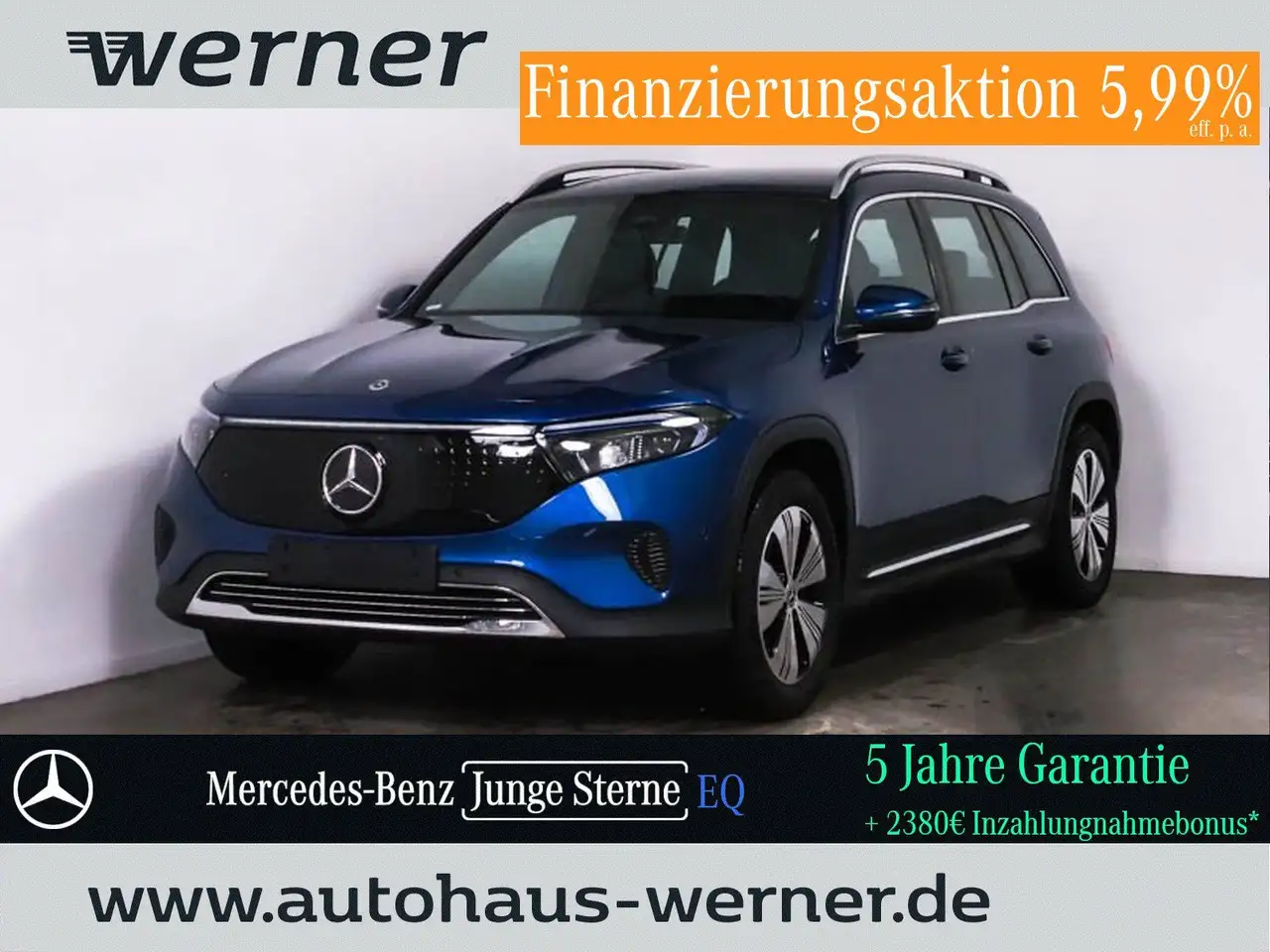 Mercedes-Benz EQB 300 4M PROG-ADV AHK KAMERA EASYP TOT AMBIENT