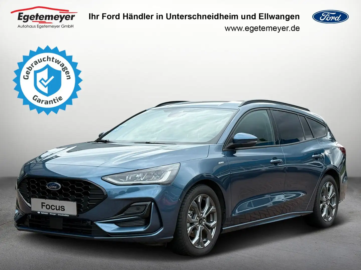 Ford Focus Turnier ST-Line X NAVI LED BLIS RFK SPA Blau - 1