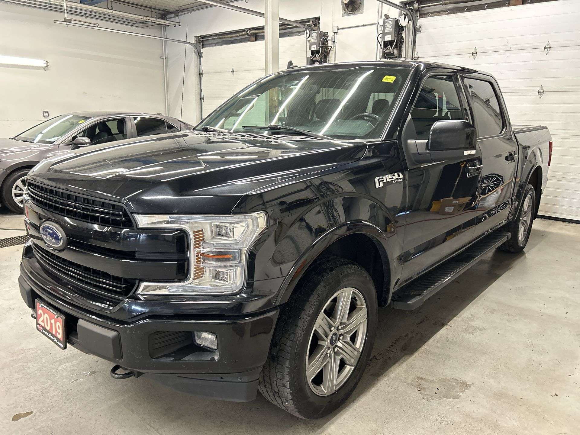 Black 2019 Ford F-150 Pickup Truck Four-Wheel Drive Automatic