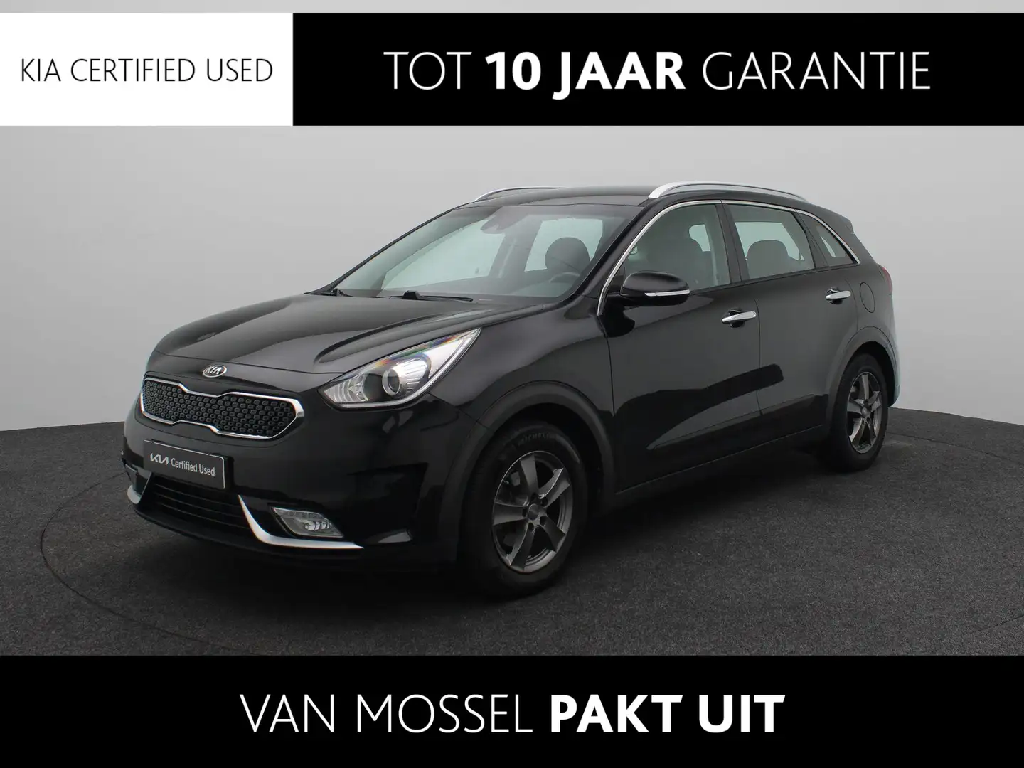 Kia Niro 1.6 GDi Hybrid First Edition Leder | Trekhaak | Ca Noir - 1