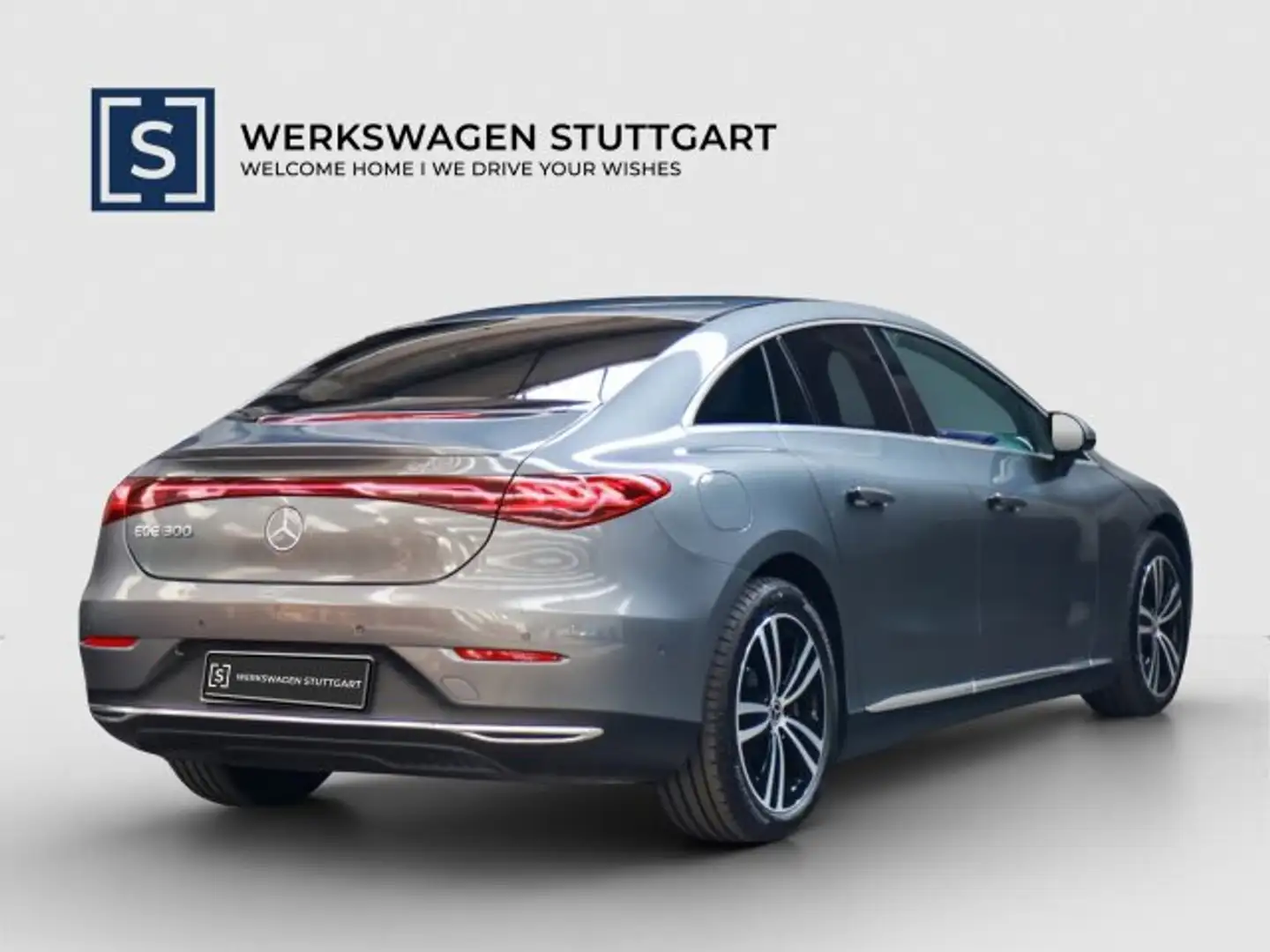 Mercedes-Benz EQE 300 Electric Art (90,5kWh) AHK I Distronic Navi/Keyless-Go Startanlage und Zentralverriegelung/KEYLESS-Go-Paket/Klima/eSitz. Grau - 2
