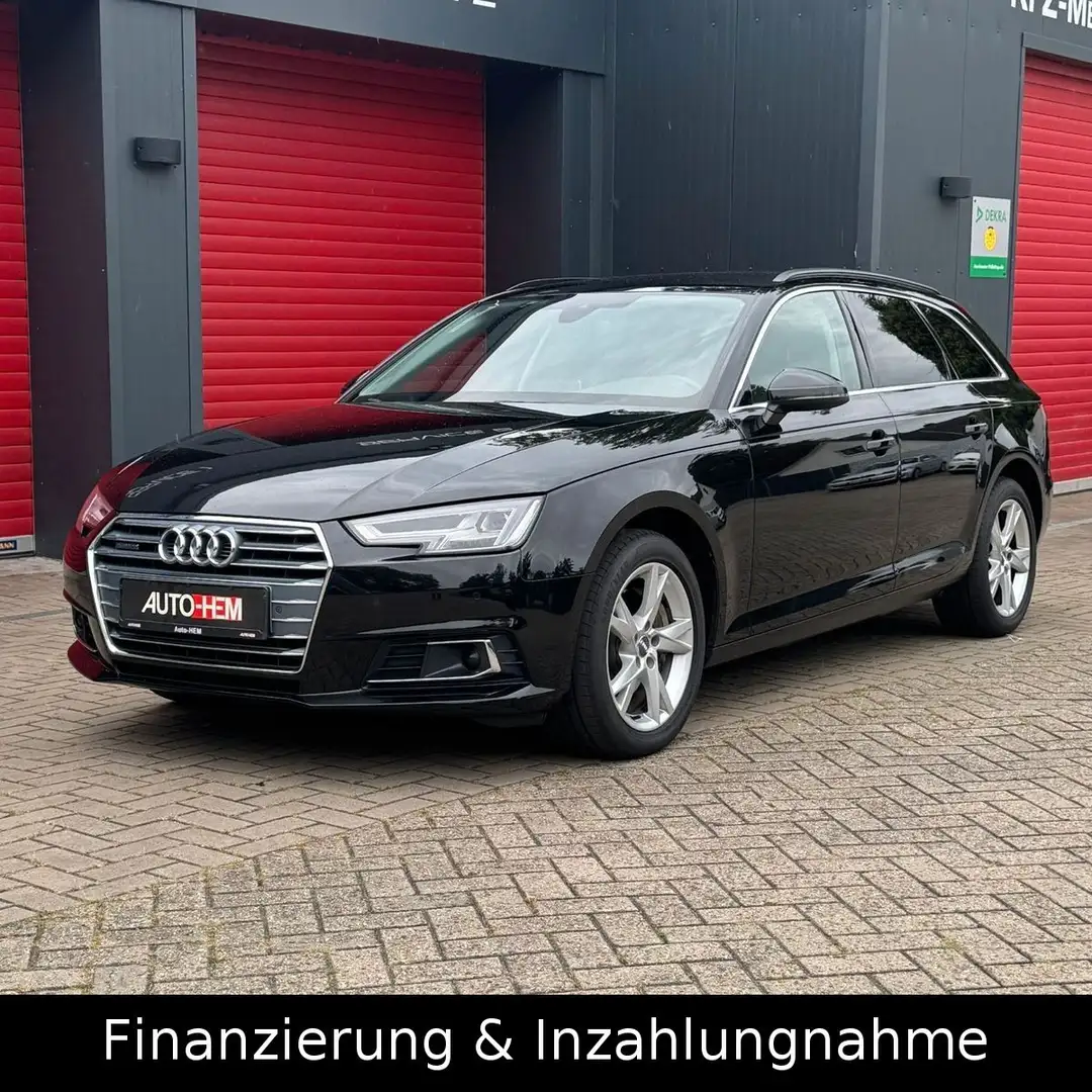 Audi A4 Avant quattro LED virtual ACC AHK Navi Kamera Noir - 1