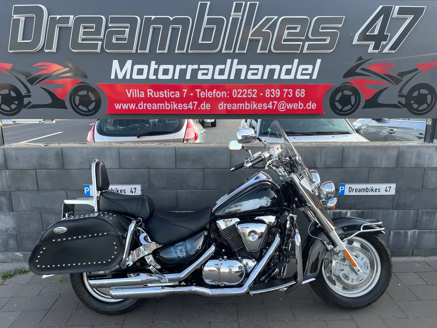 Suzuki VL 1500 **2.HAND**EAGLE AUSPUFF**SCHEIBE**STURZBÜGEL** Noir - 1