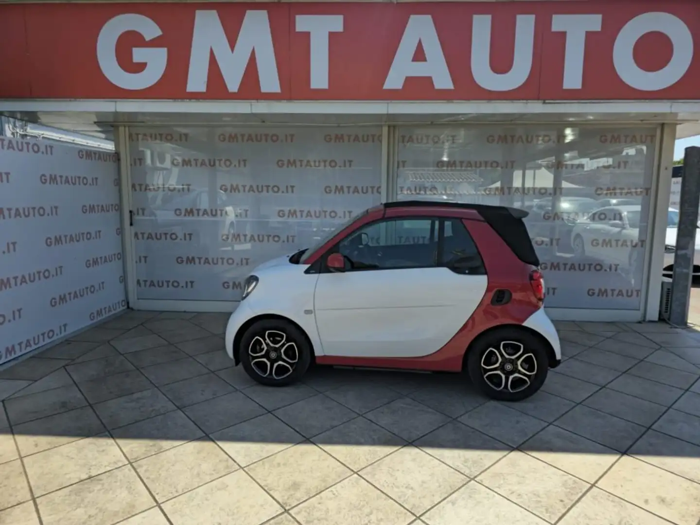 smart forTwo 0.9 90CV PRIME CABRIO PELLE NAVI Wit - 2