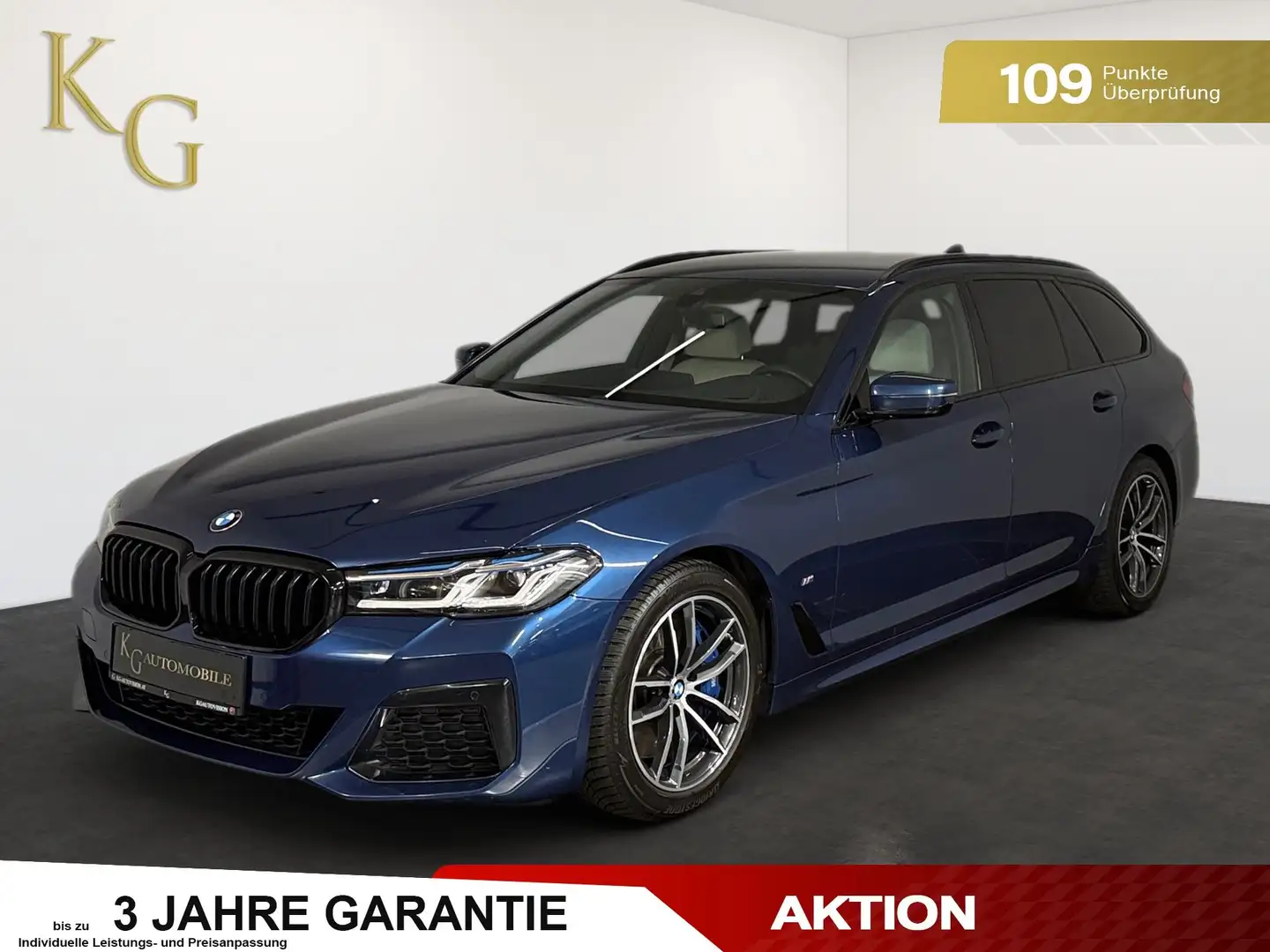 BMW 530 d M-Sport ab ca. 288€ monatlich Blau - 1