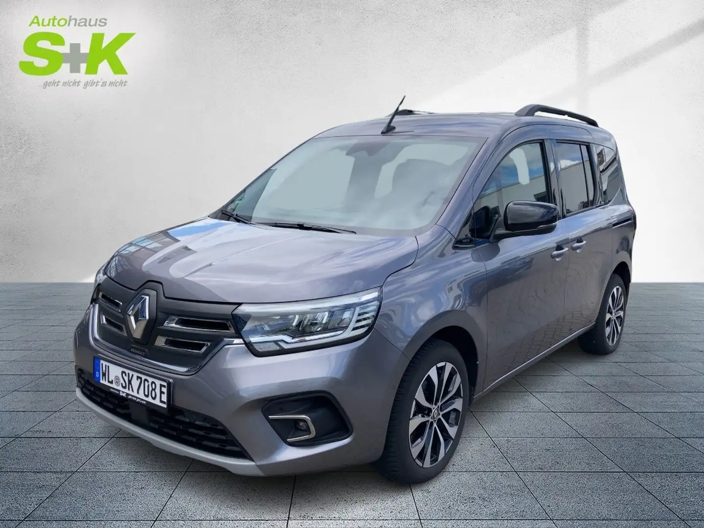 Renault Kangoo E-TECH 100% elekt. Paket Techno EV45 AC22 Grau - 1