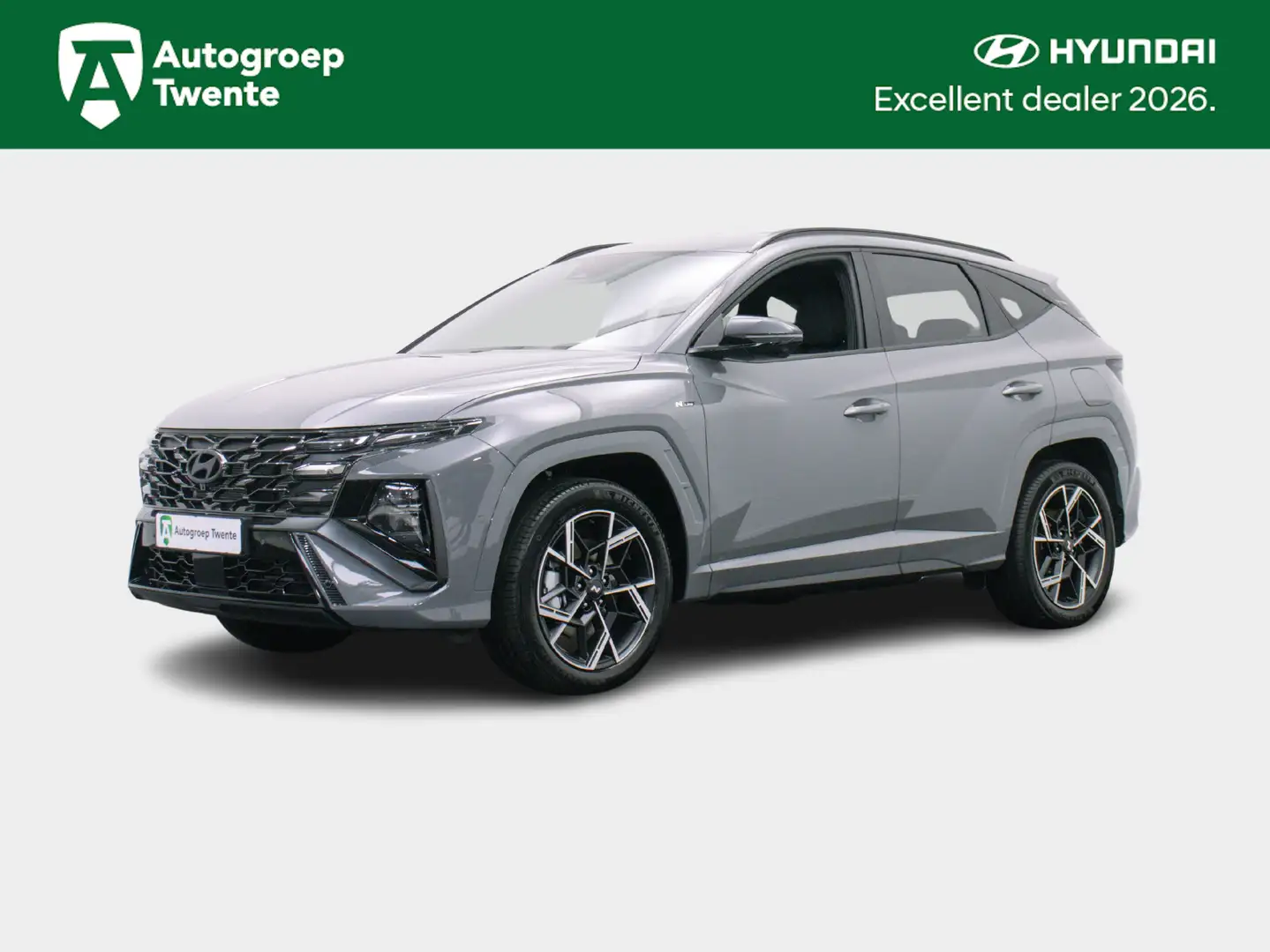 Hyundai TUCSON 1.6 T-GDI HEV N Line - Hybrid (Shadow Grey Solid) Grijs - 1
