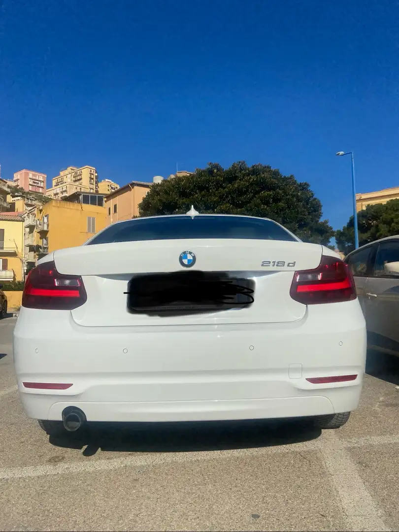 BMW 218 218d Coupe Sport Bianco - 2