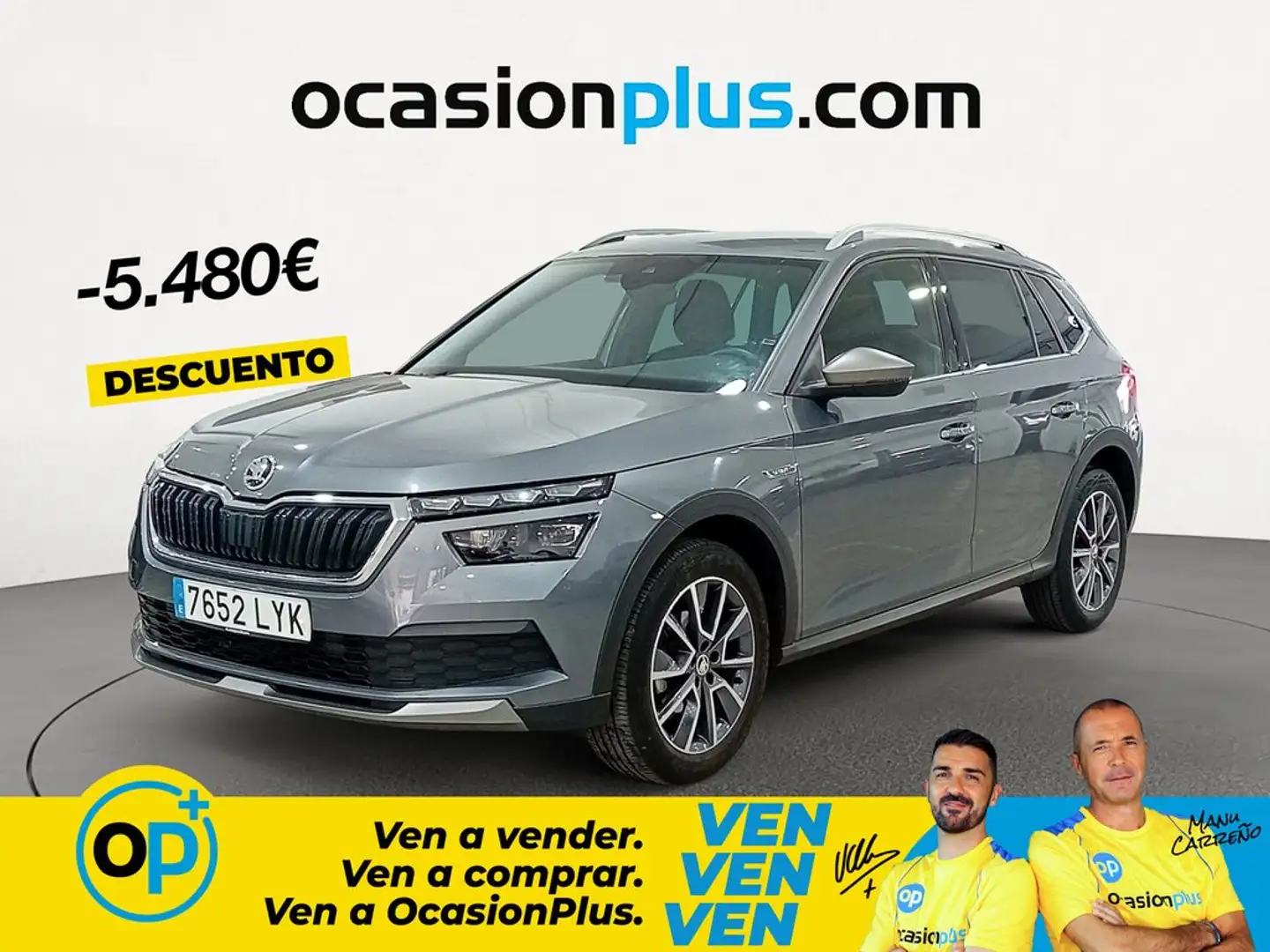 Skoda Kamiq 1.0 TSI Scout 81kW Gris - 1