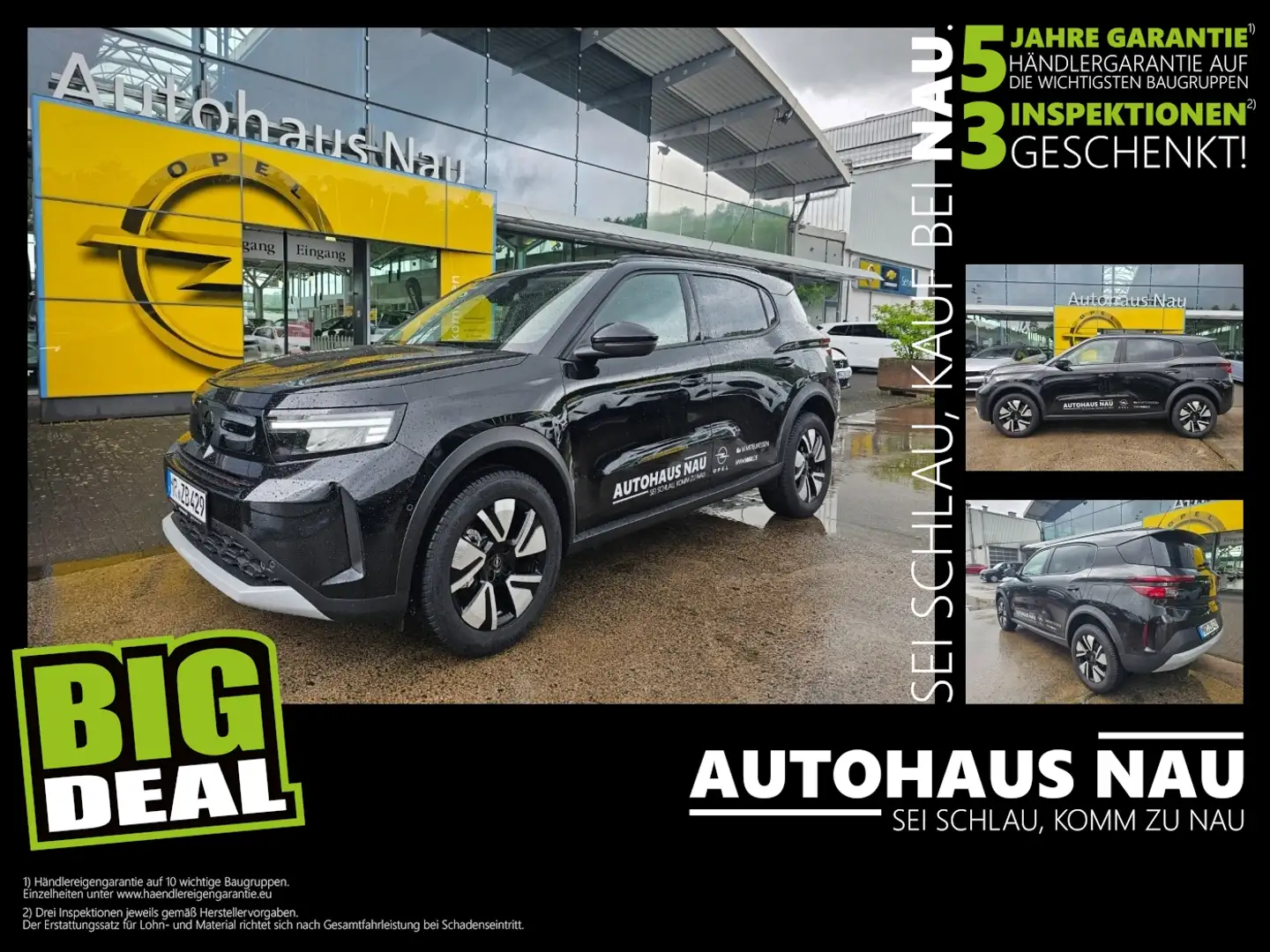 Opel Frontera GS 1.2 Hybrid inkl. BigDeal Zwart - 1