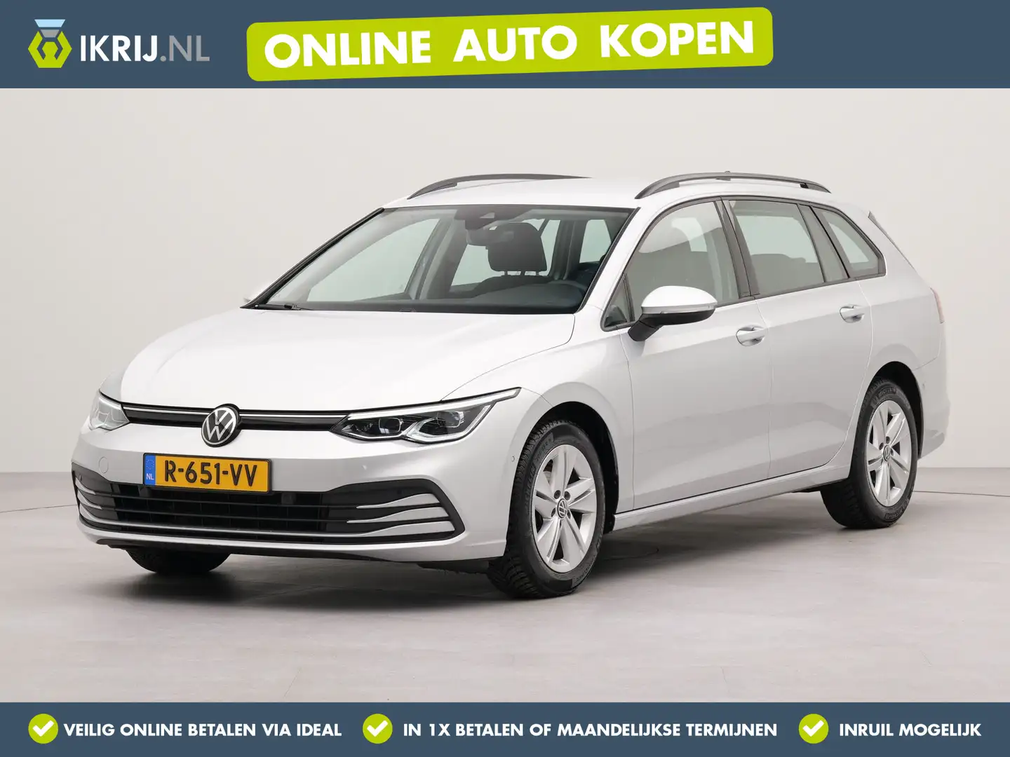 Volkswagen Golf Variant 1.0 TSI Life | Appconnect | Navigatie | Parkeersen Gris - 1