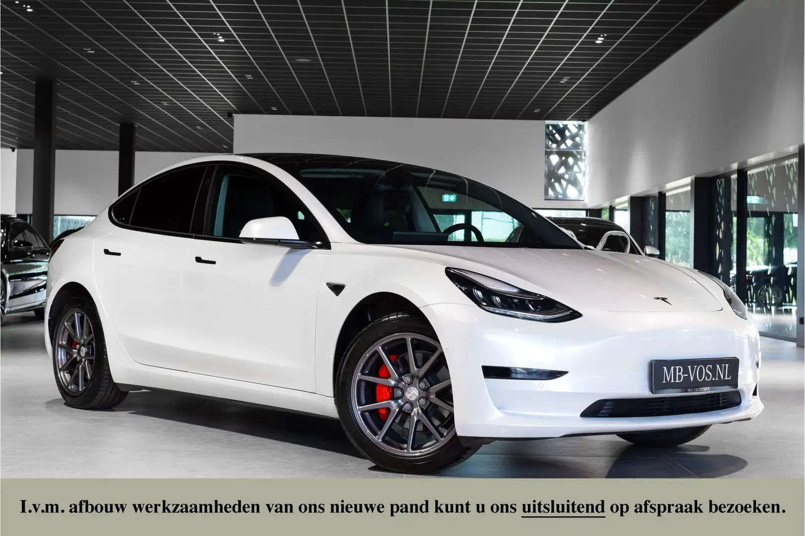 Tesla Model 3 Standard RWD Plus 60 kWh Pano|Leder|Autopilot|NL a Blanc - 1