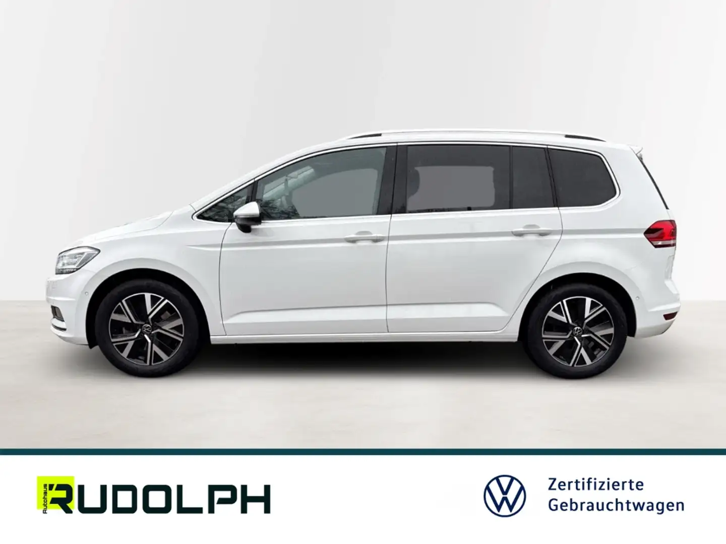 Volkswagen Touran Highline 1.5 TSI 7-Gang-DSG LED Navi SHZ ACC PDC S Weiß - 2
