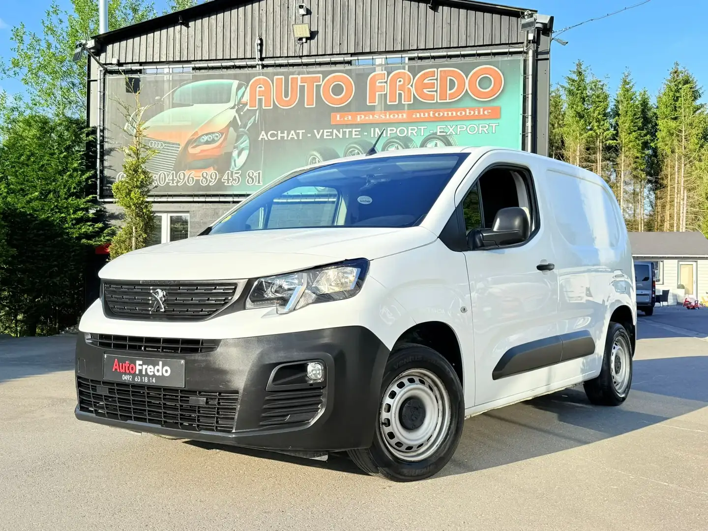 Peugeot Partner 1.5 BlueHDi *102cv 3 Places *  Tvac * Clim * Dispo Weiß - 2