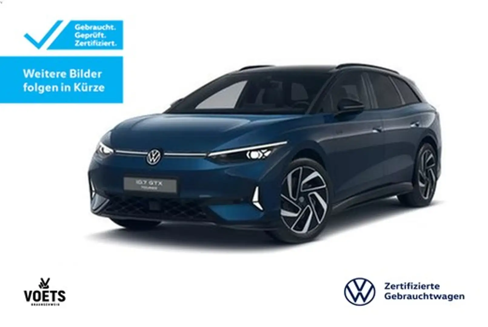 Volkswagen ID.7 Tourer GTX 250kW 4Motion AreaView+AHK+PANO Blau - 1