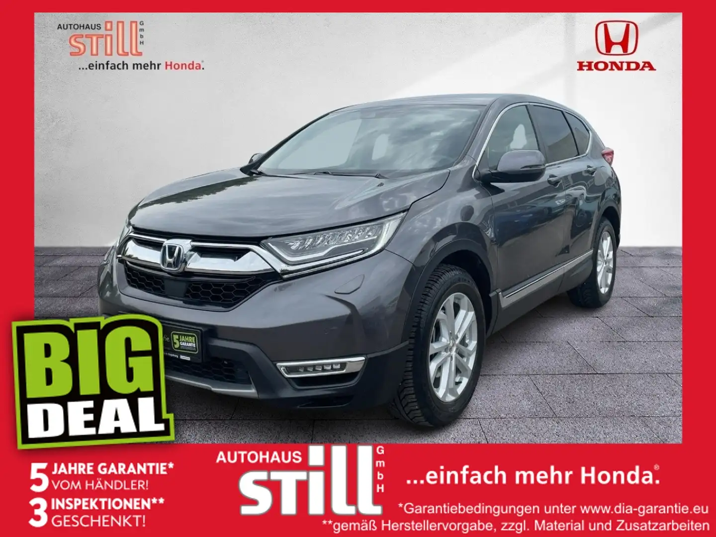 Honda CR-V 2.0 i Elegance Hybrid 4WD Navi* Kamera* LED* Сірий - 1