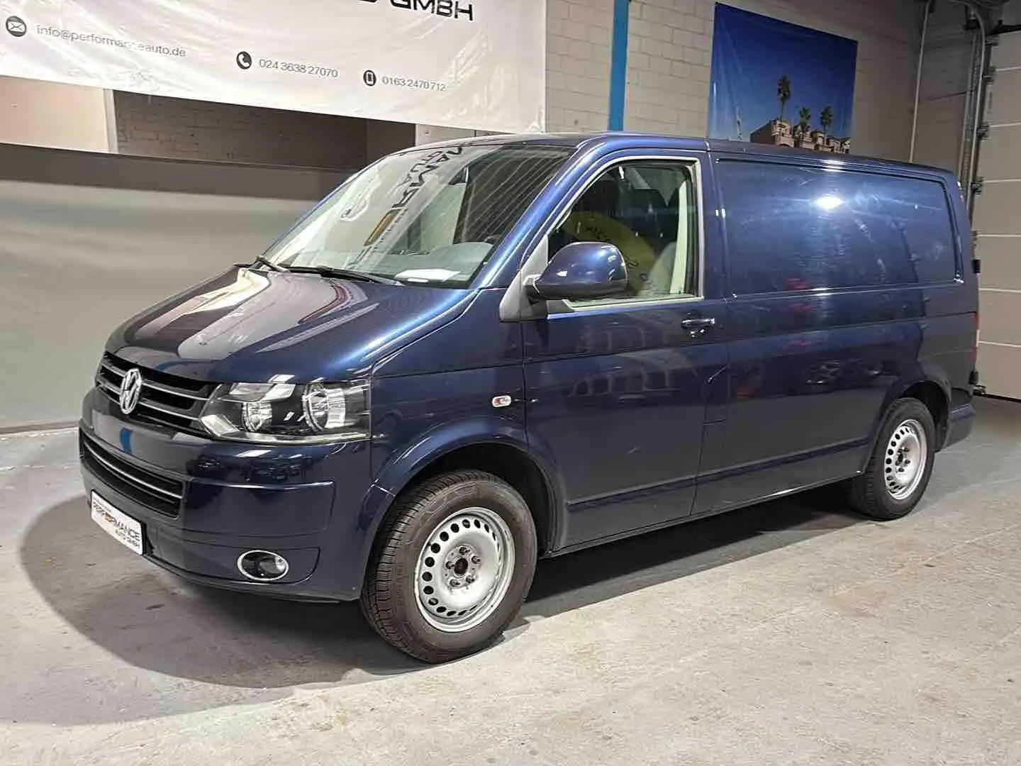 Volkswagen T5 Transporter 2.0 TDI PDC Klima !.Hand Scheckh. Blau - 1