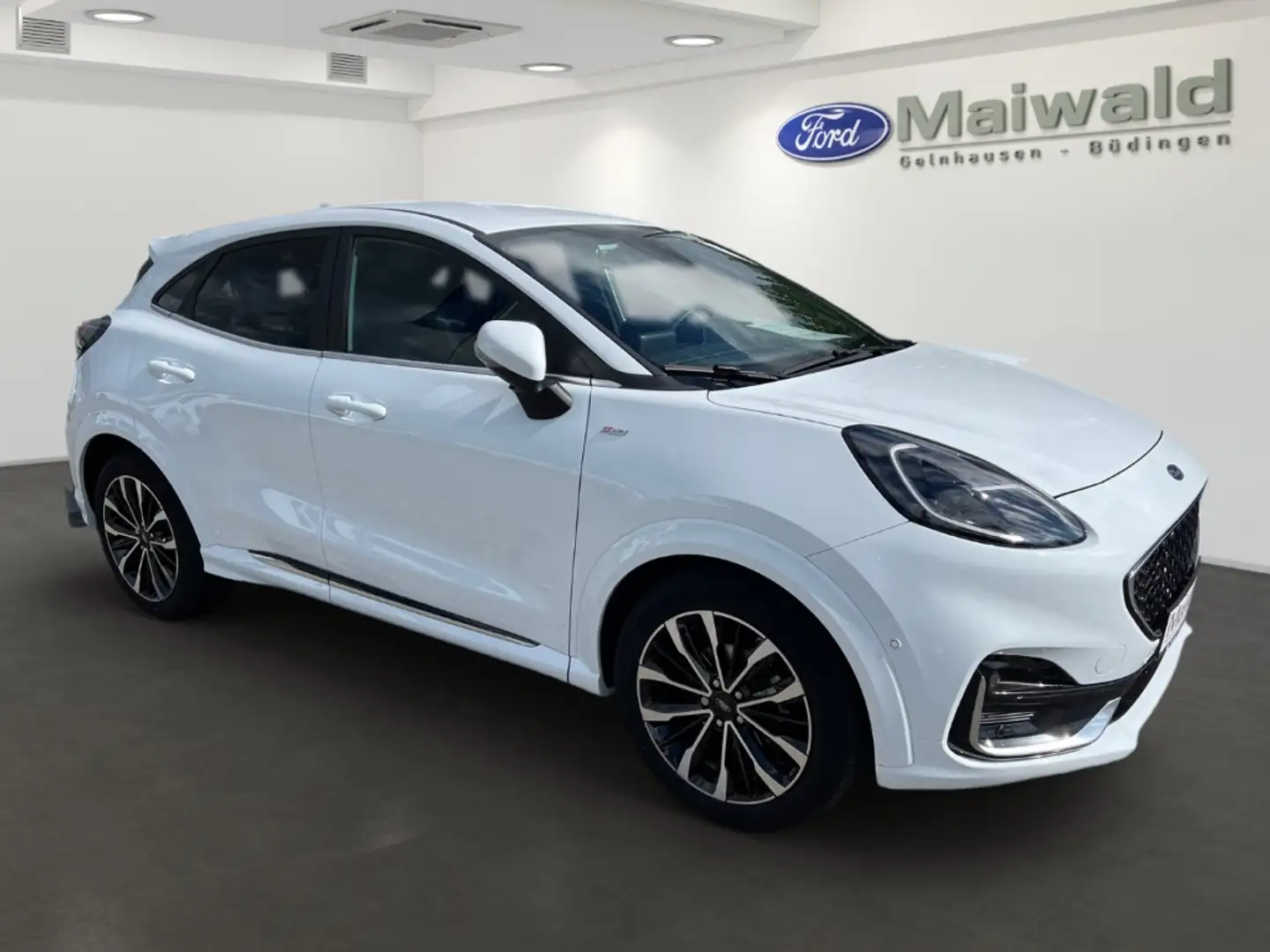 Ford Puma ST-Line Vignale 1.0 EcoBoost Mild Hybrid EU6d Navi Weiß - 2