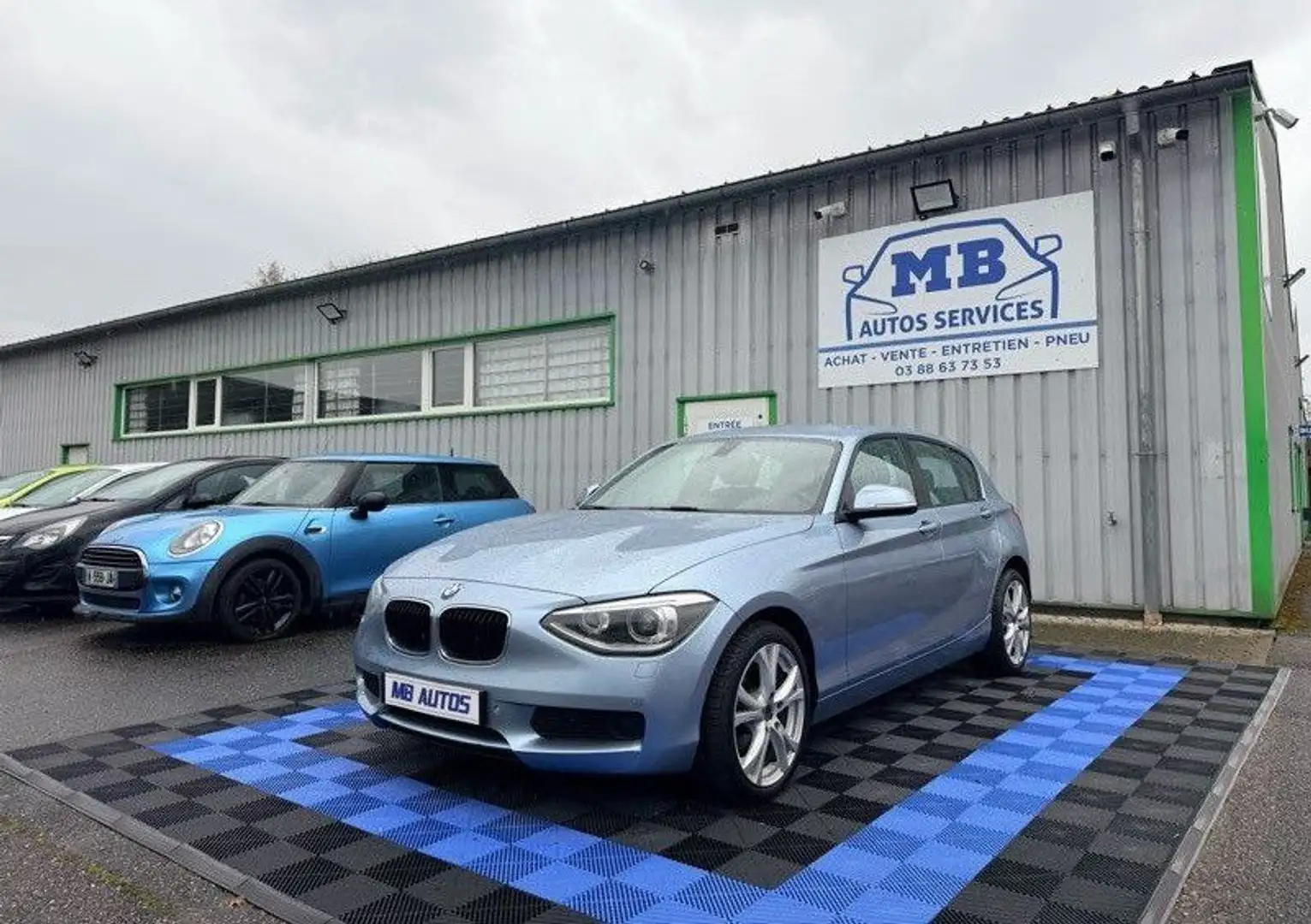 BMW 114 114i 102cv Xénon Led Régulateur Radar AV-AR Bluetooth Sièges Chauffants 2.Main Garantie 12 Mois Azul - 1