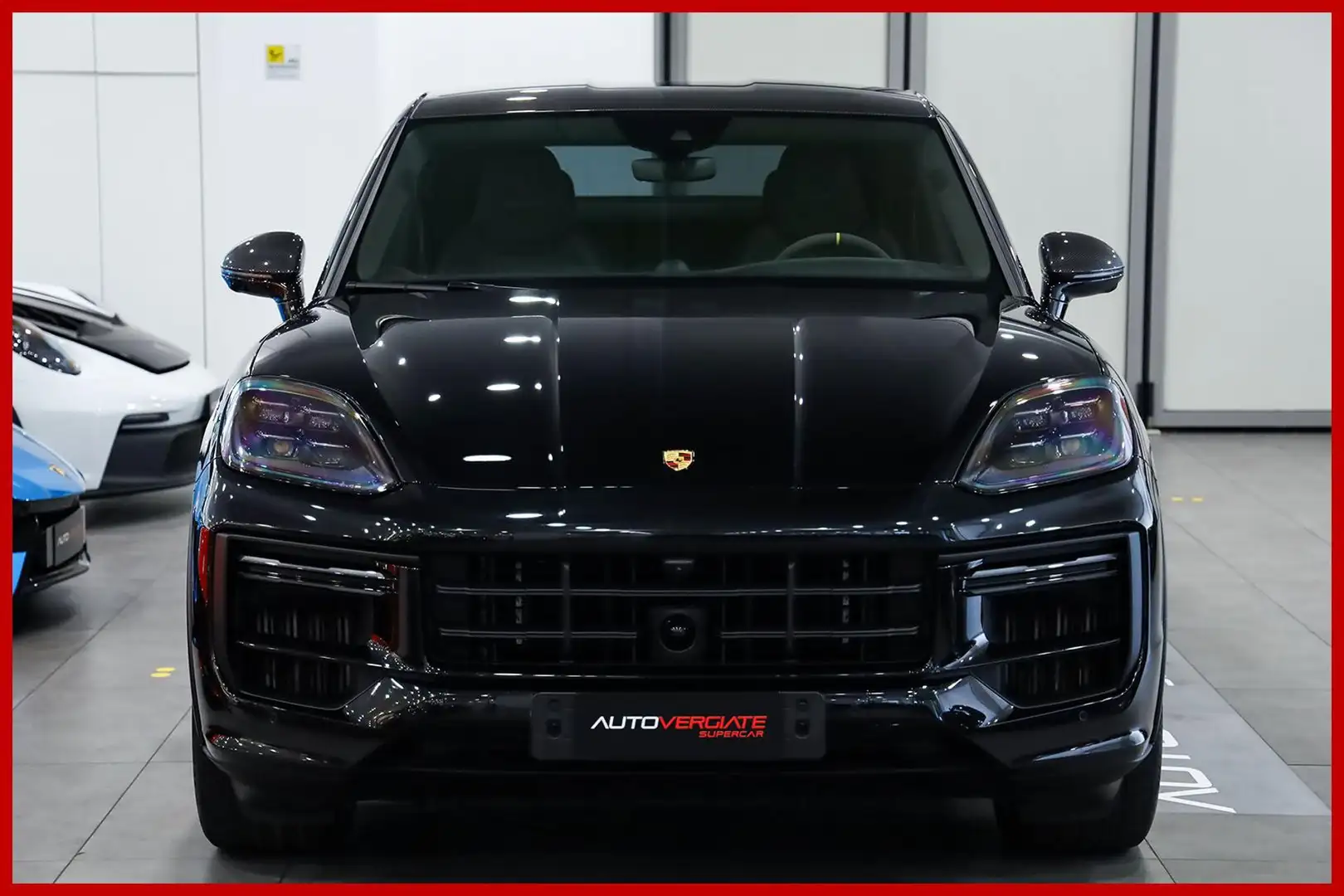 Porsche Cayenne Coupé 4.0 V8 Turbo E-Hybrid|IVA ESP|ASSE STERZ| Schwarz - 2