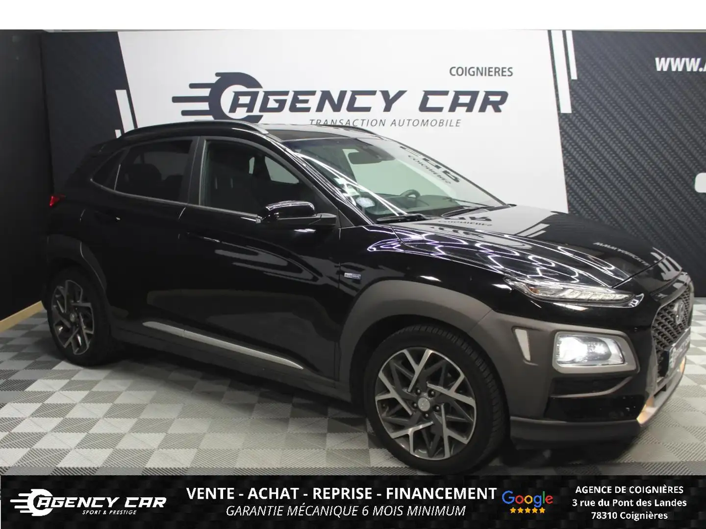 Hyundai KONA Kona Hybrid Creative - Véhicule Français - Apple C Noir - 1