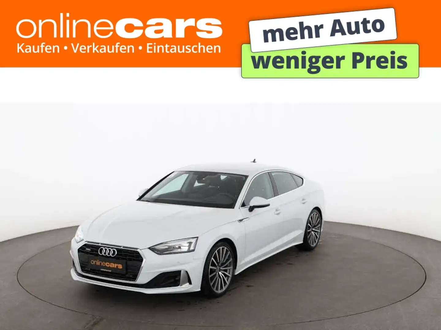 Audi A5 SB 40 TDI quattro advanced Aut LED STANDHZG Weiß - 1
