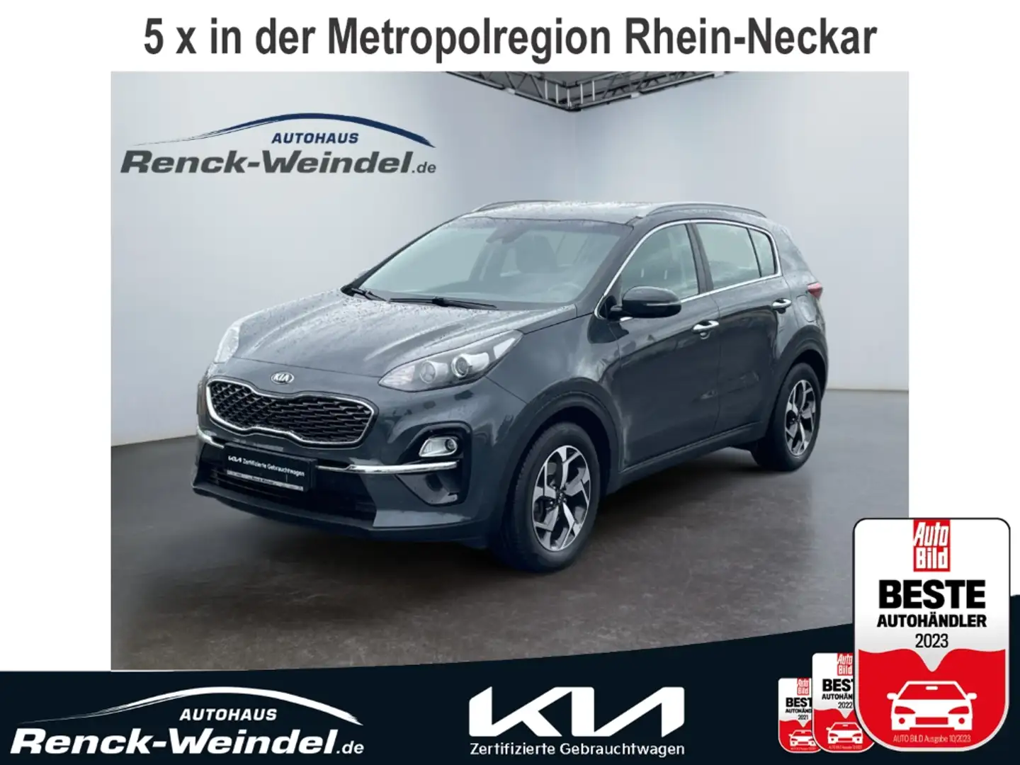 Kia Sportage Vision 1.6 Navi Rückfahrkam. Klimaautom Kom-paket Gris - 1