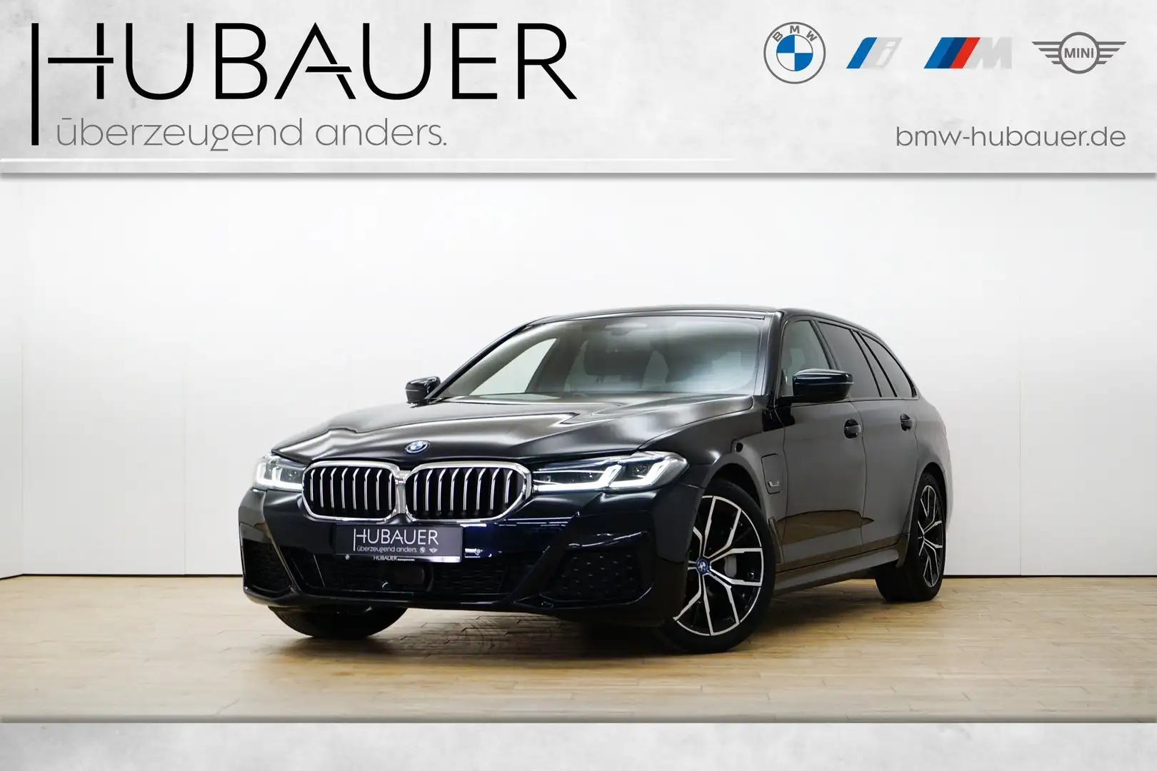 BMW 530 e Touring [M Sport, LC Prof, Laser, HUD, RFK] Zwart - 1