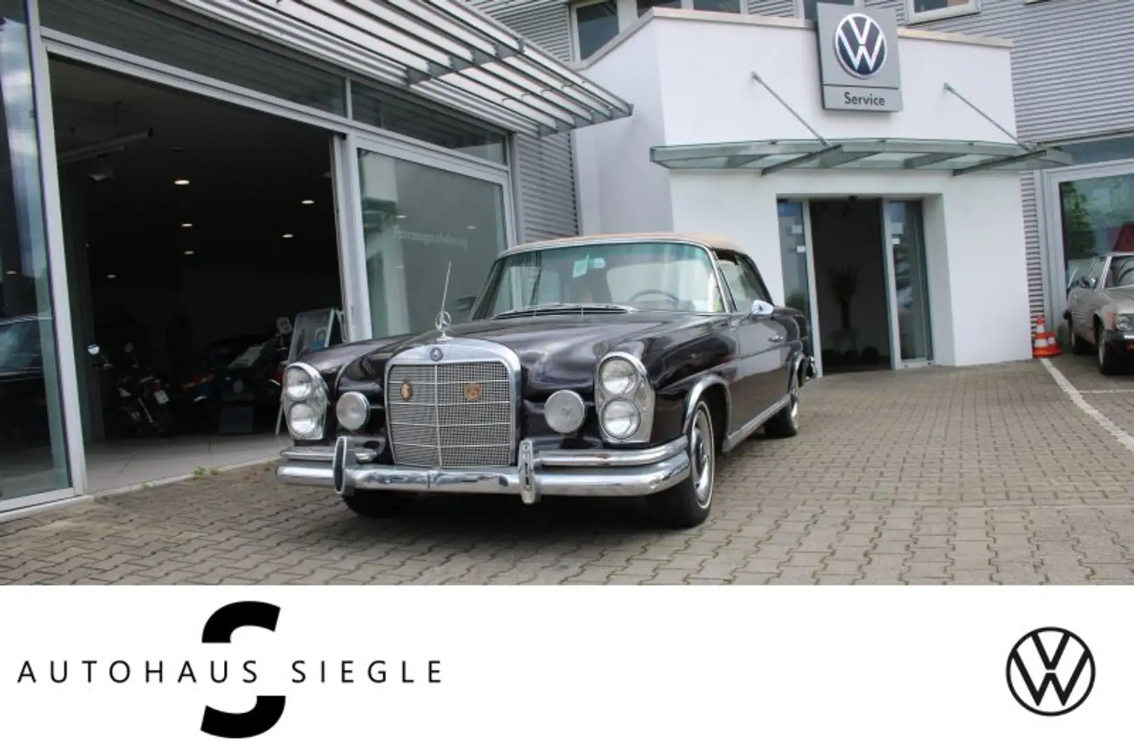 Mercedes-Benz 250 SE Werkscabrio Leder Automatik Brun - 1