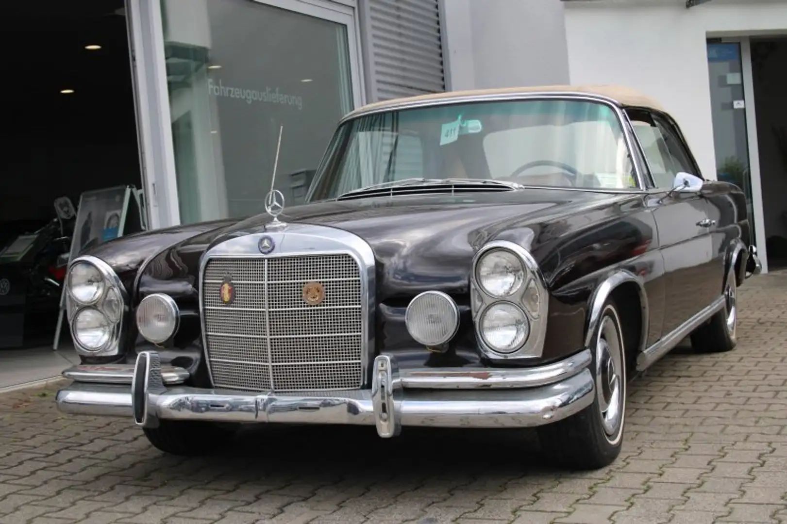 Mercedes-Benz 250 SE Werkscabrio Leder Automatik Brun - 2