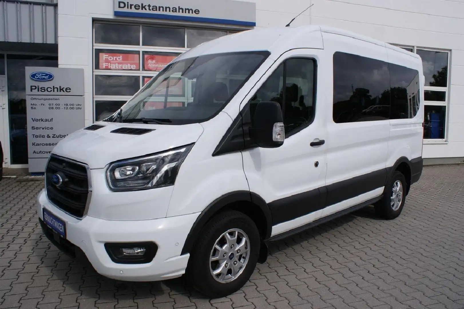 Ford Transit L2 Limited 9-Sitze Navi Xenon AHK 1.Hd. Blanc - 1