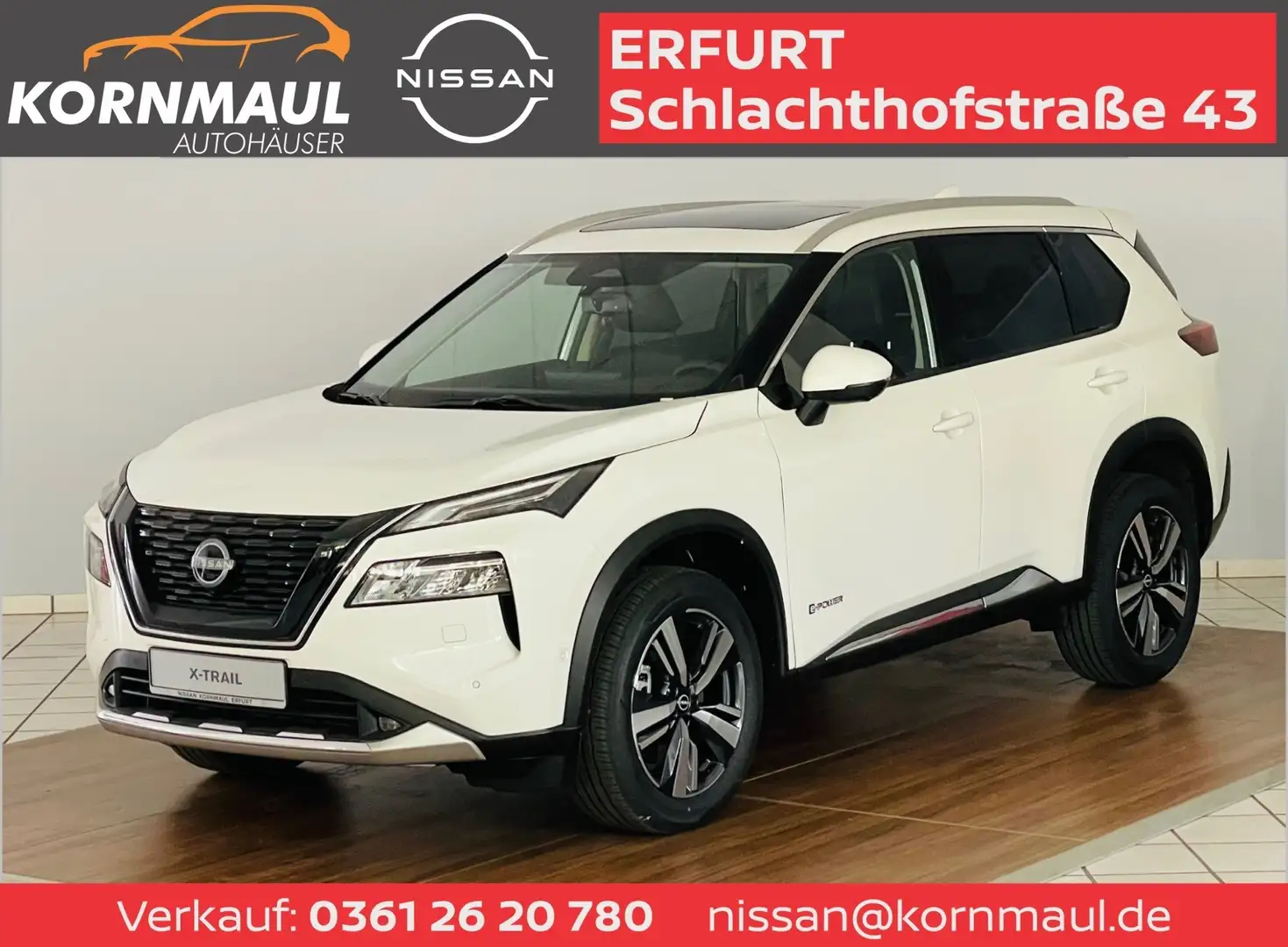 Nissan X-Trail TEKNA 1.5 VC-T 204 PS e-POWER LED Weiß - 1