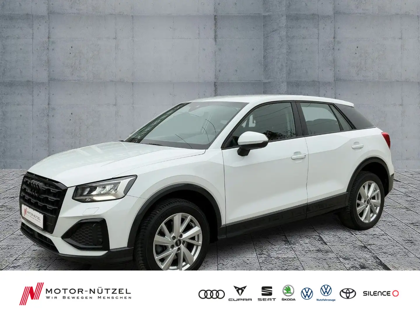 Audi Q2 35 TDI QU S-TR ADVANCED 5JG+LEDER+LED+NAVI+VC Weiß - 1
