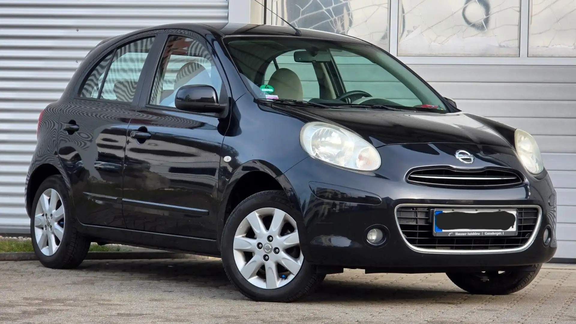 Nissan Micra Klima Shzg MFL EFH Navi Schwarz - 1