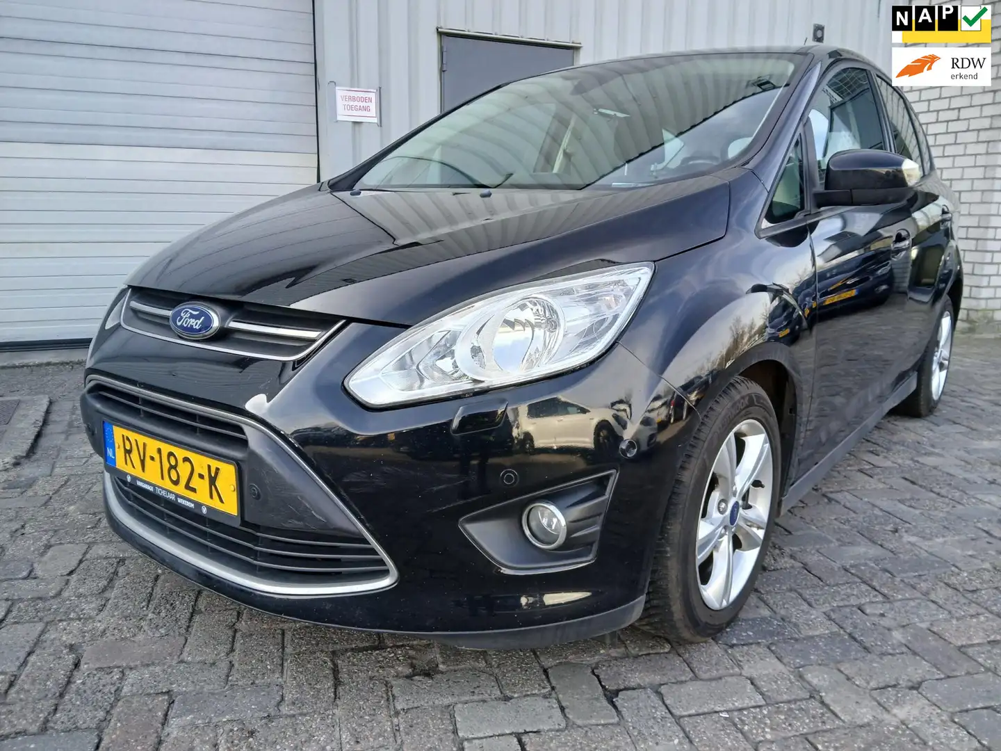 Ford C-Max 1.0 Lease Titanium - Clima - Start Niet - Schade Schwarz - 1