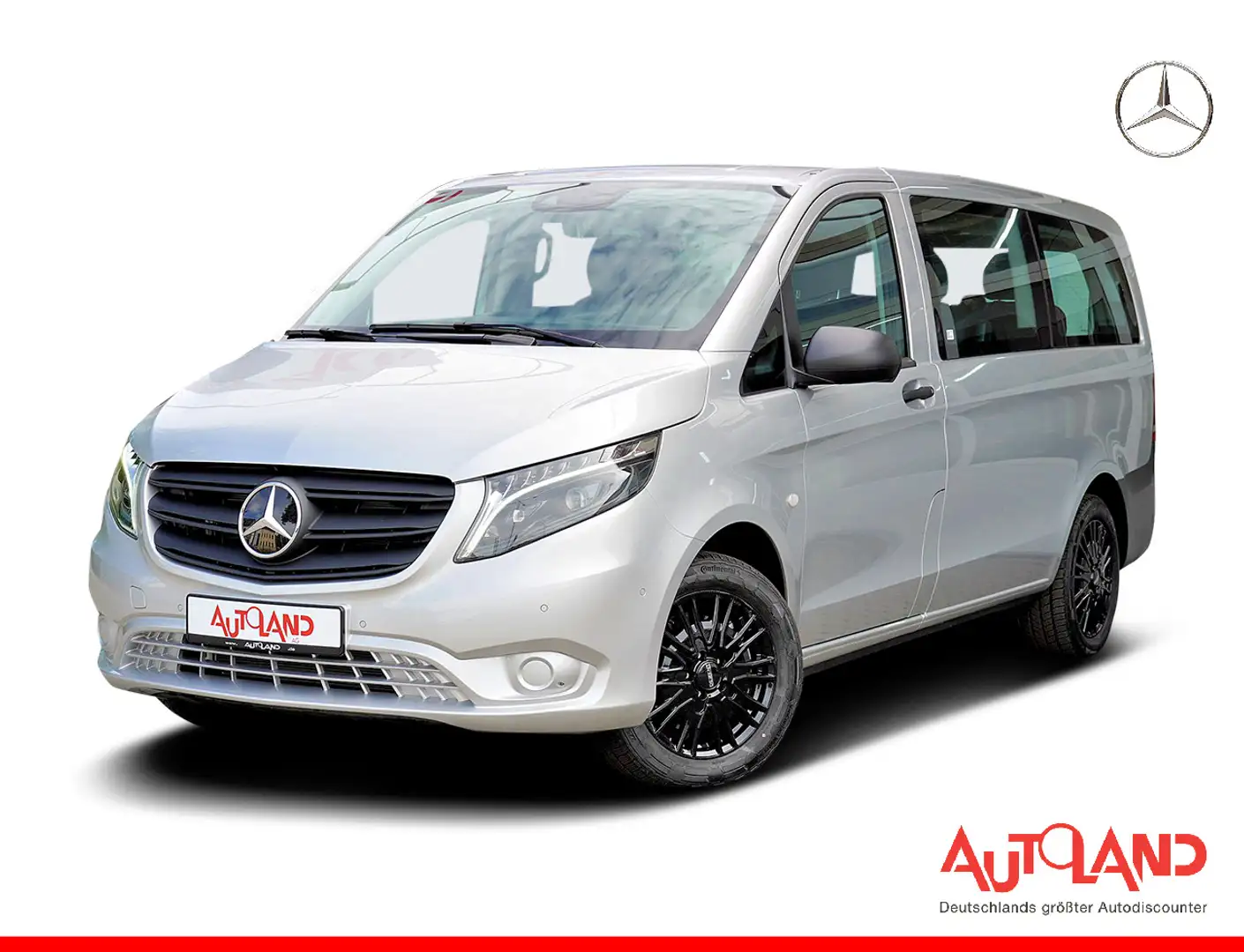 Mercedes-Benz Vito Tourer 119 CDI 4Matic lang LED Kamera DAB Zilver - 1