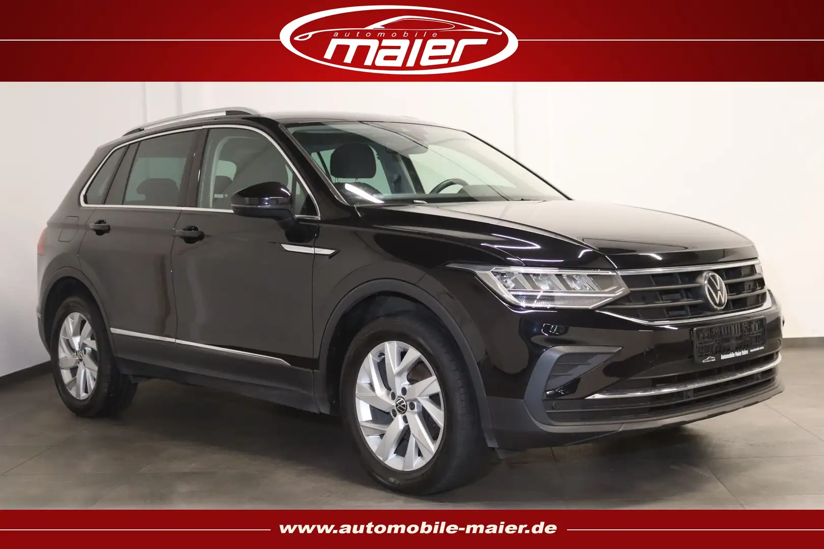 Volkswagen Tiguan 2.0 TDI Life 4M.-Navi-ACC-AHK-LED-SHZ-PDC Schwarz - 1