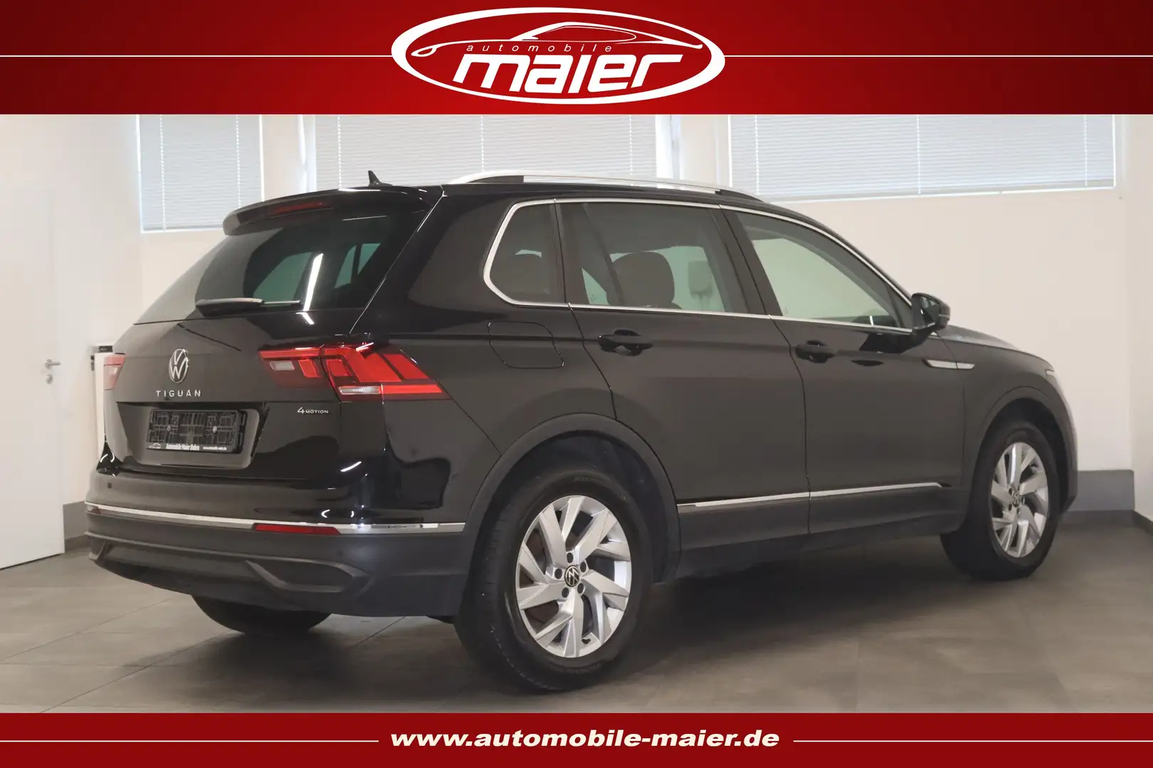 Volkswagen Tiguan 2.0 TDI Life 4M.-Navi-ACC-AHK-LED-SHZ-PDC Schwarz - 2